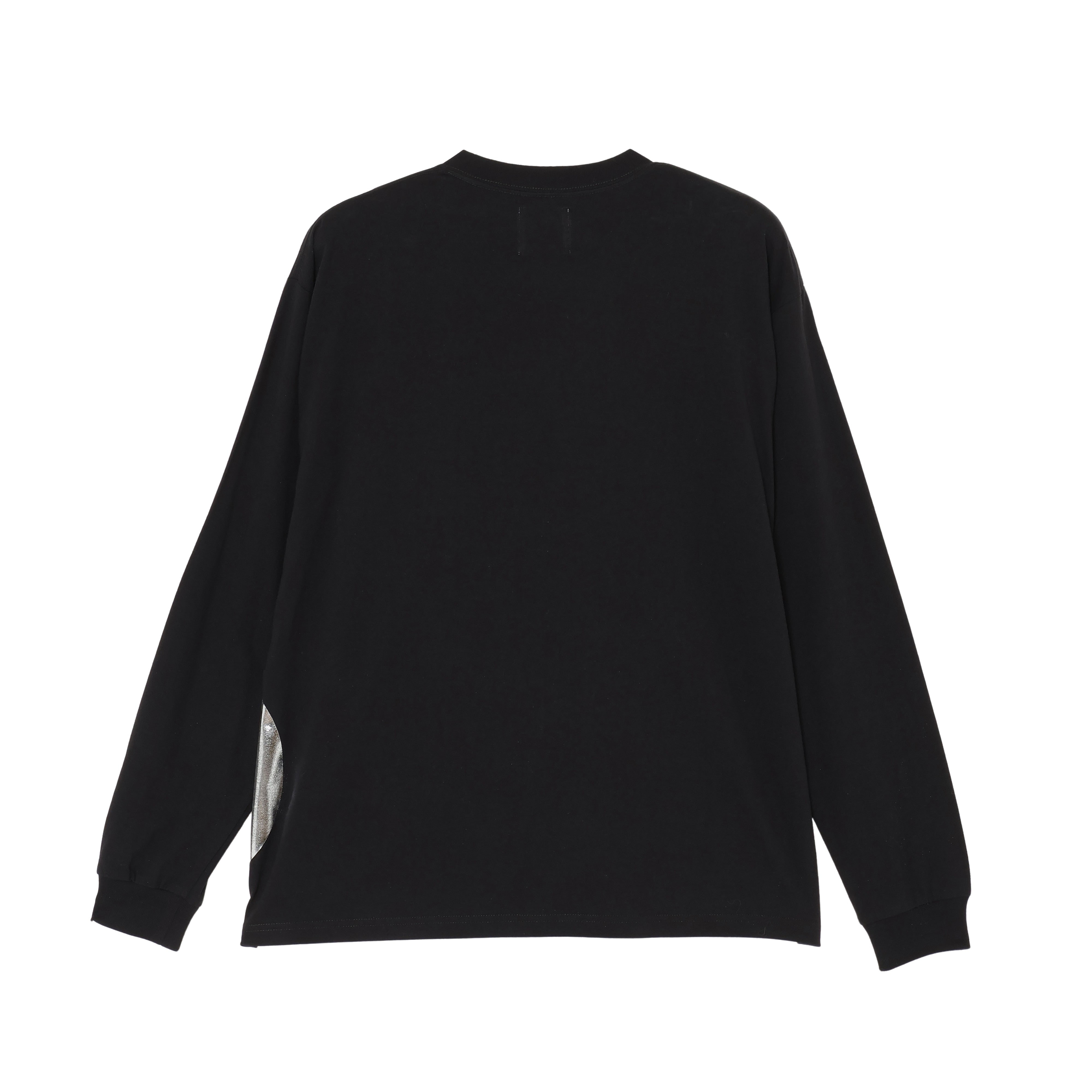 25SS SILVER CIRCLE LONG T-SHIRTS (BLACK)