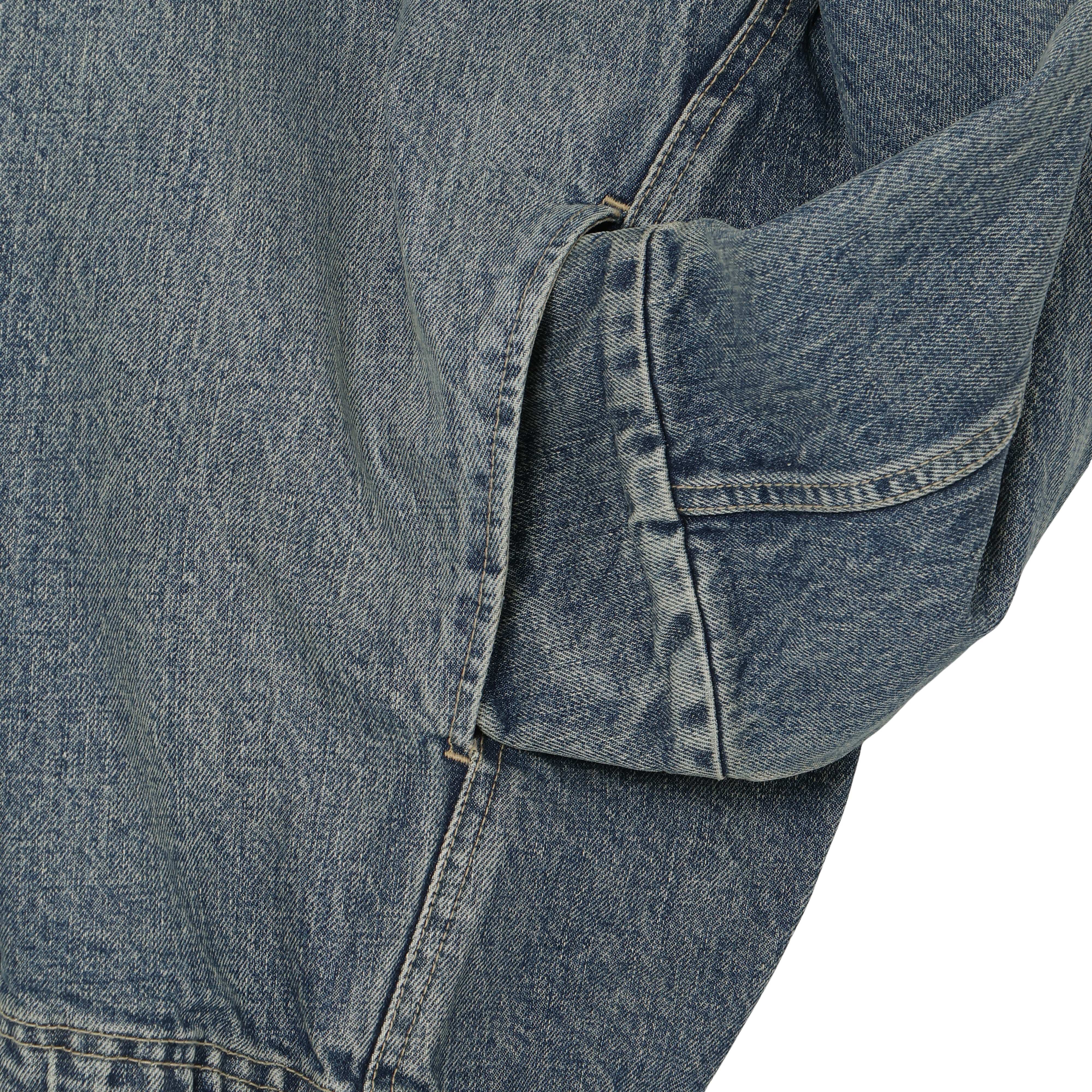 DENIM BLOUSON (BLUE)