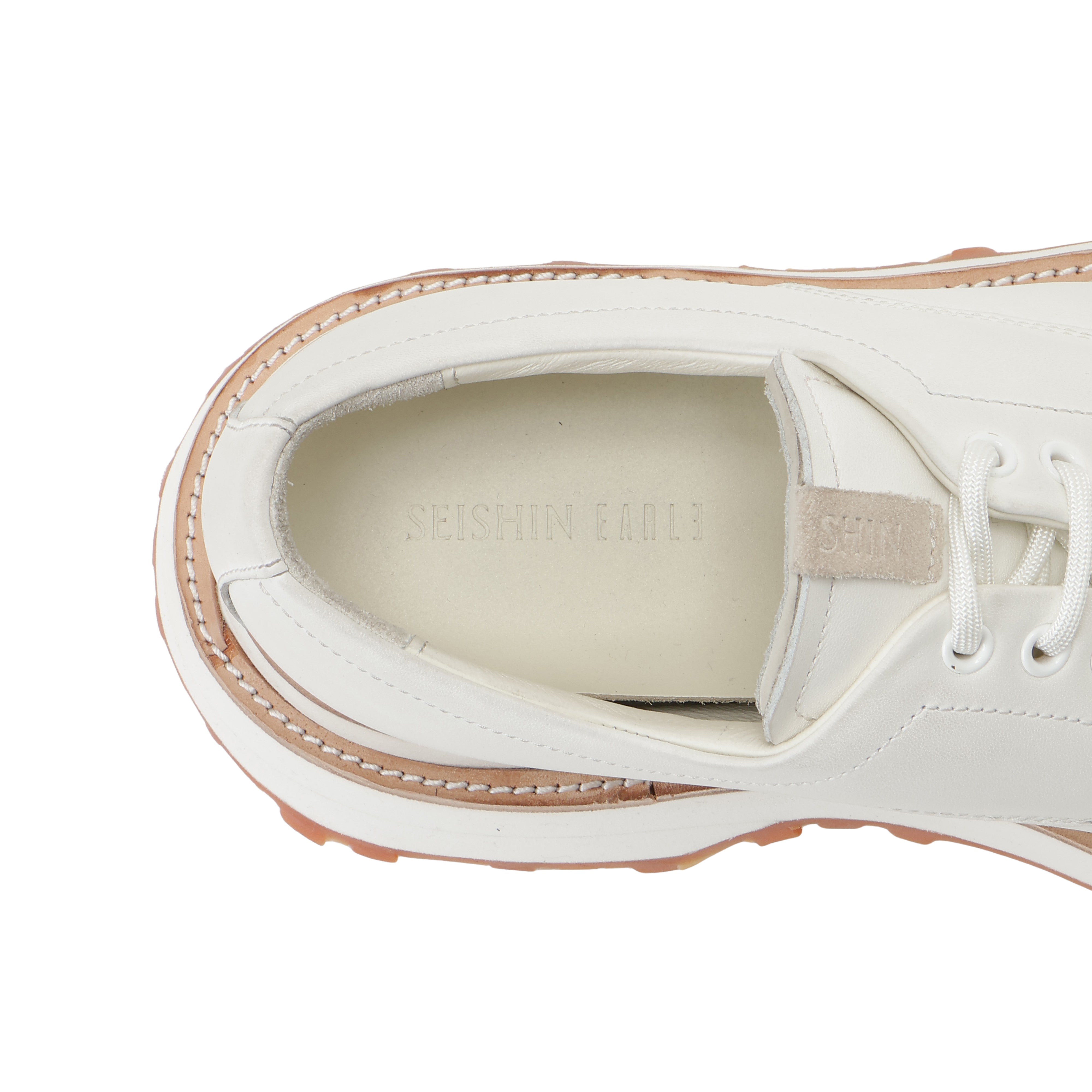 26AW DOUBLE SOLE LEATHER SHOES (WHITE)