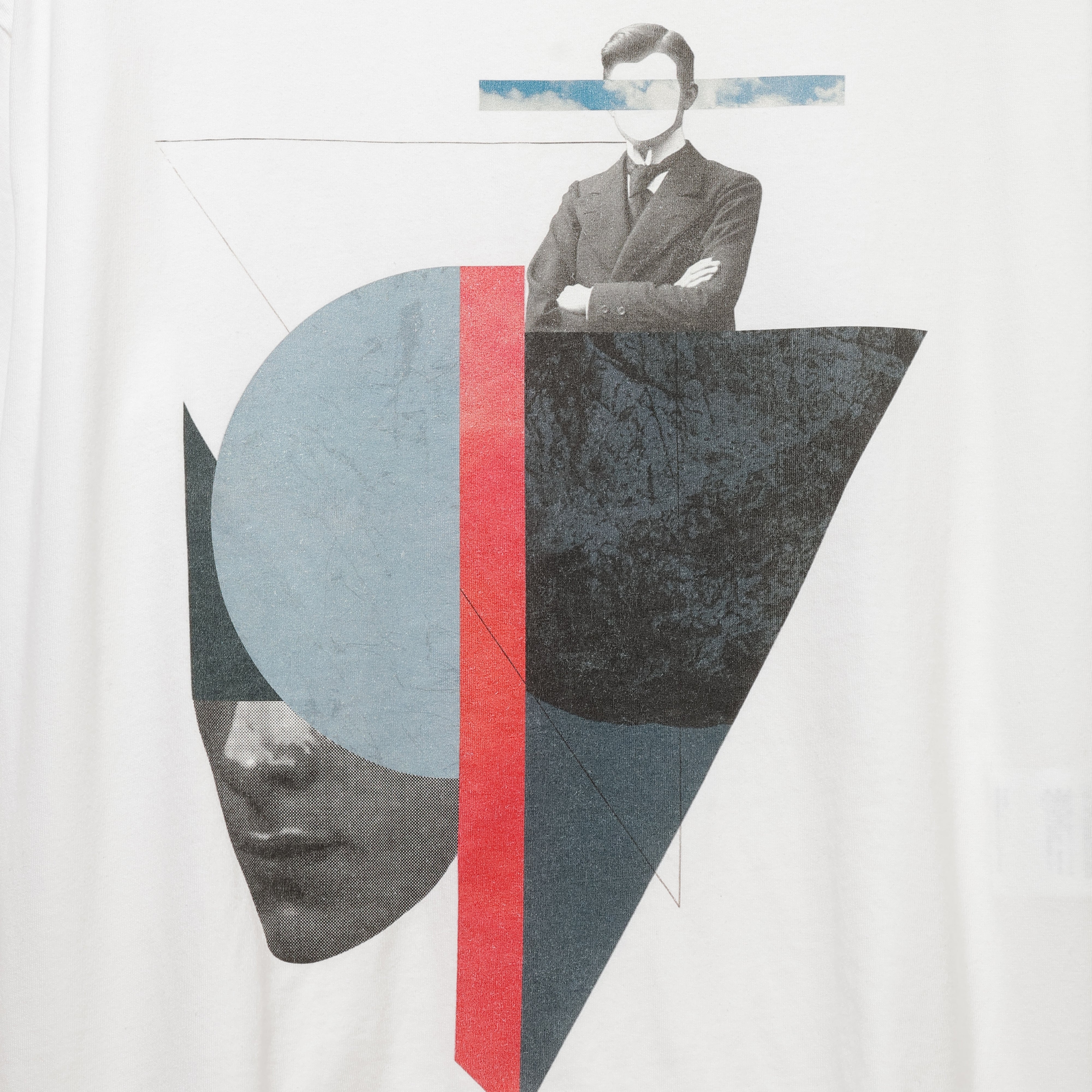 26SS ABSTRACT PORTRAIT T-SHIRTS (WHITE)