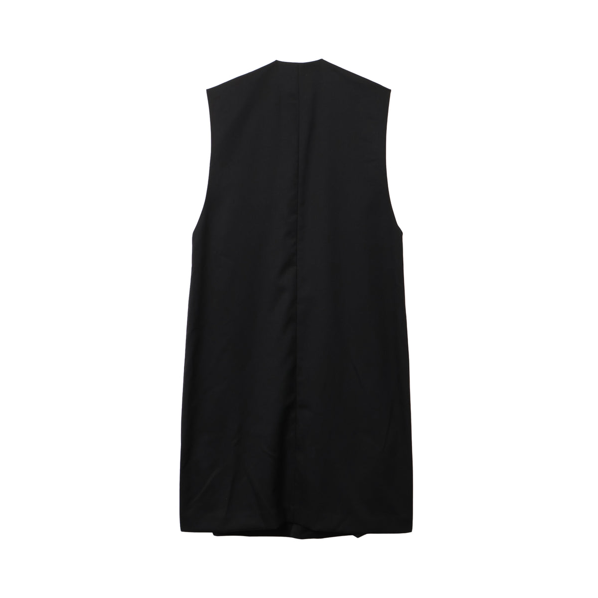 27SS EMBROIDERY LONG VEST (BLACK)