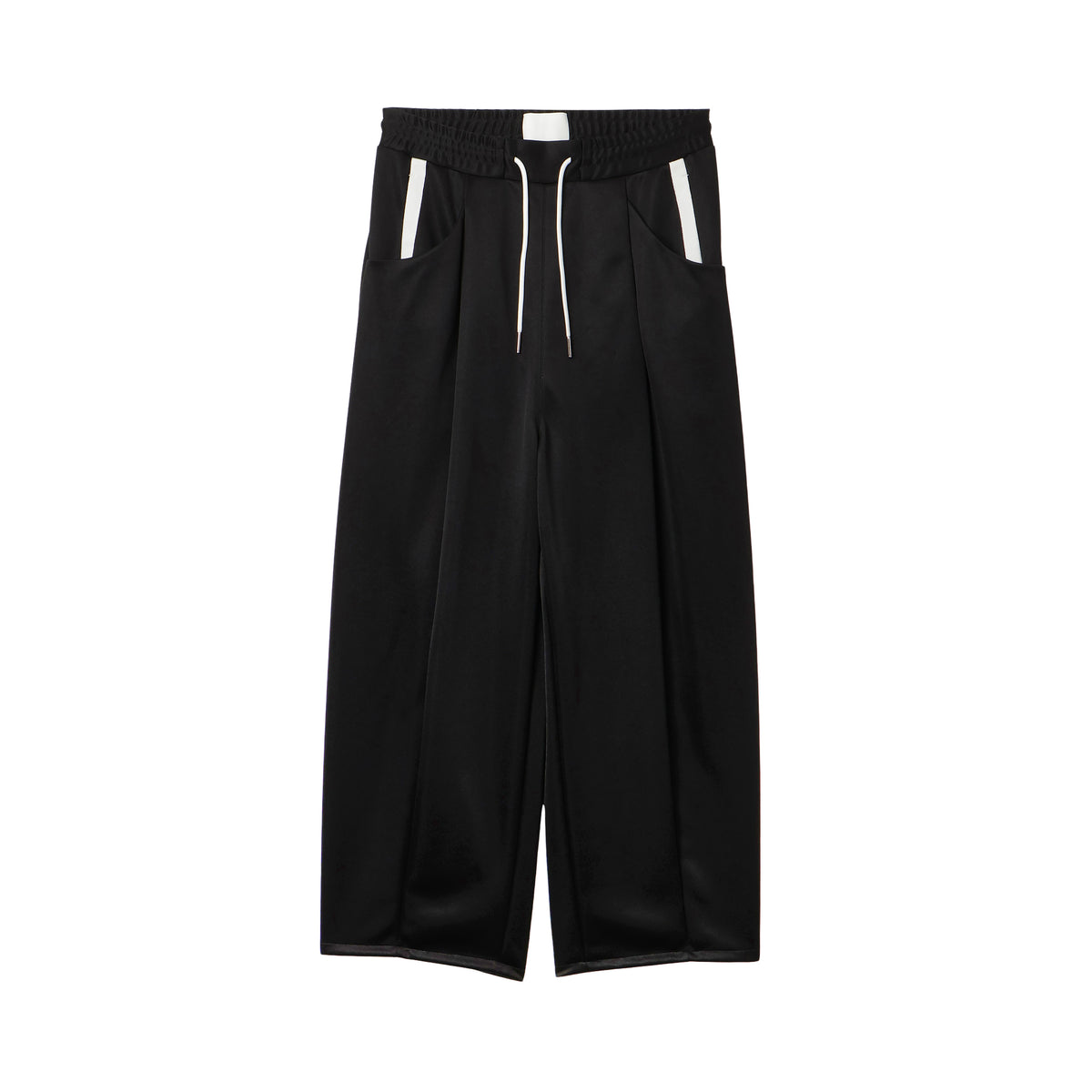 27SS LAYERED TRACK PANTS (BLACK)