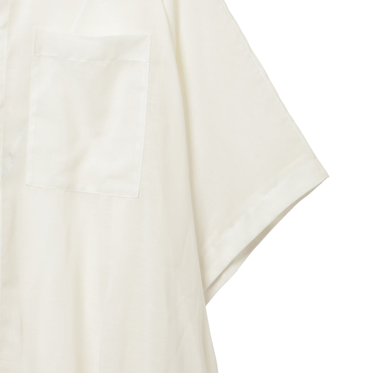 27SS SHEER MOMONGA SHORT SLEEVE SHIRTS (WHITE)
