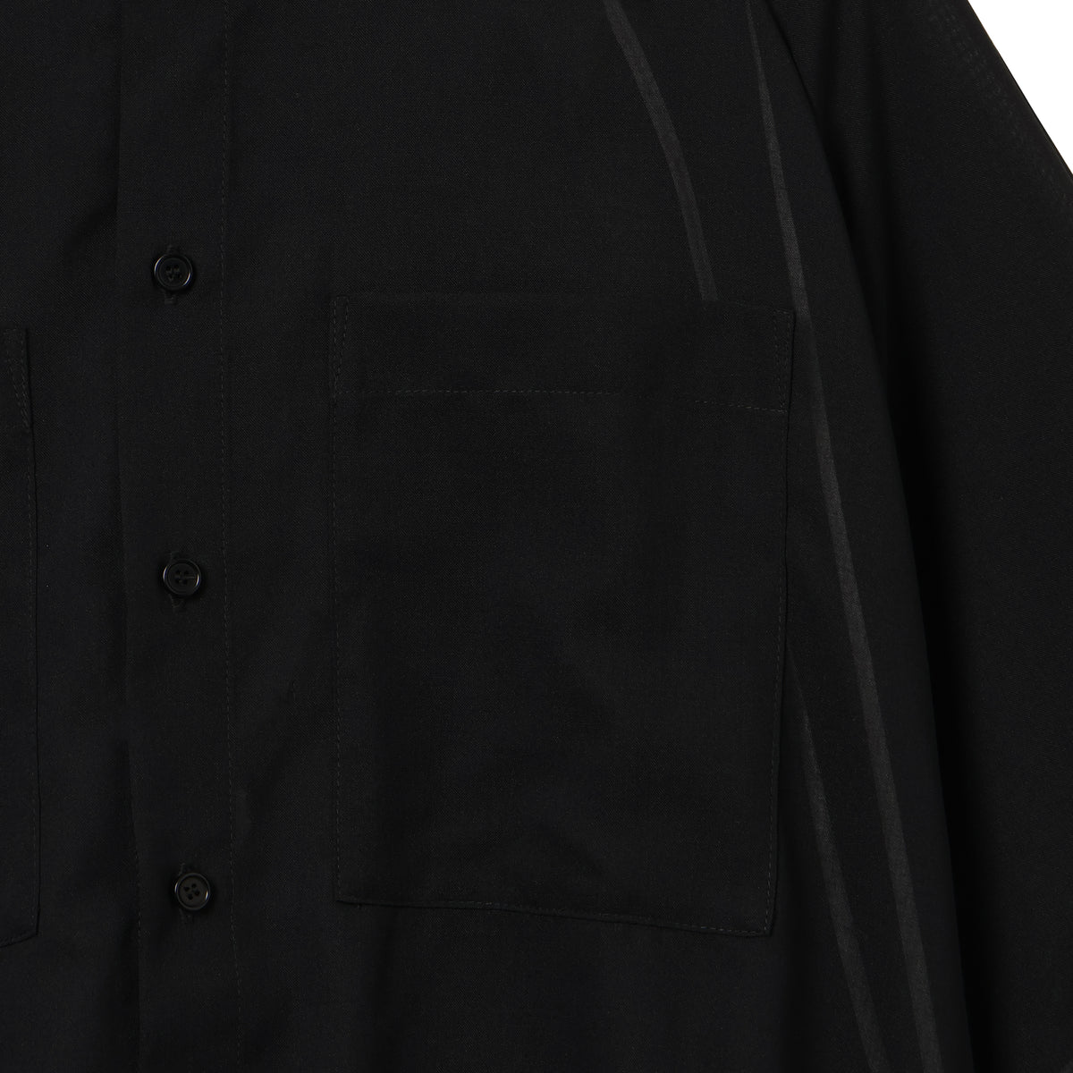27SS SHEER MOMONGA SHORT SLEEVE SHIRTS (BLACK)
