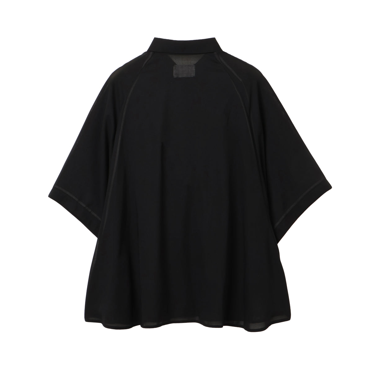 27SS SHEER MOMONGA SHORT SLEEVE SHIRTS (BLACK)
