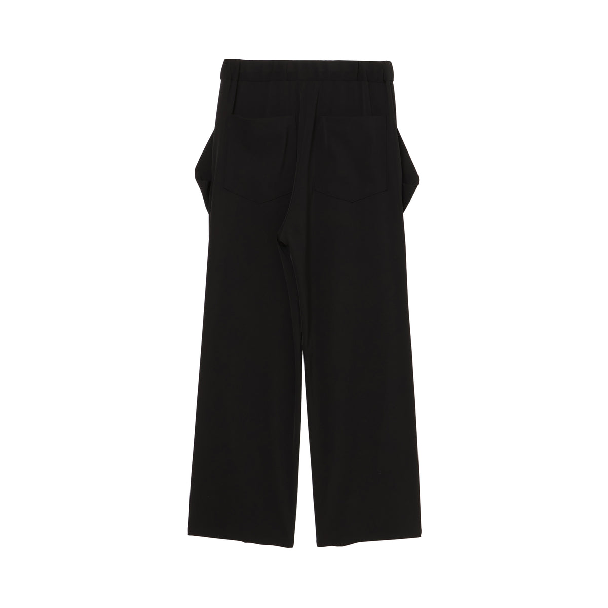 WIDE DROP POCKET PANTS (TWILL TWIMY) BLACK