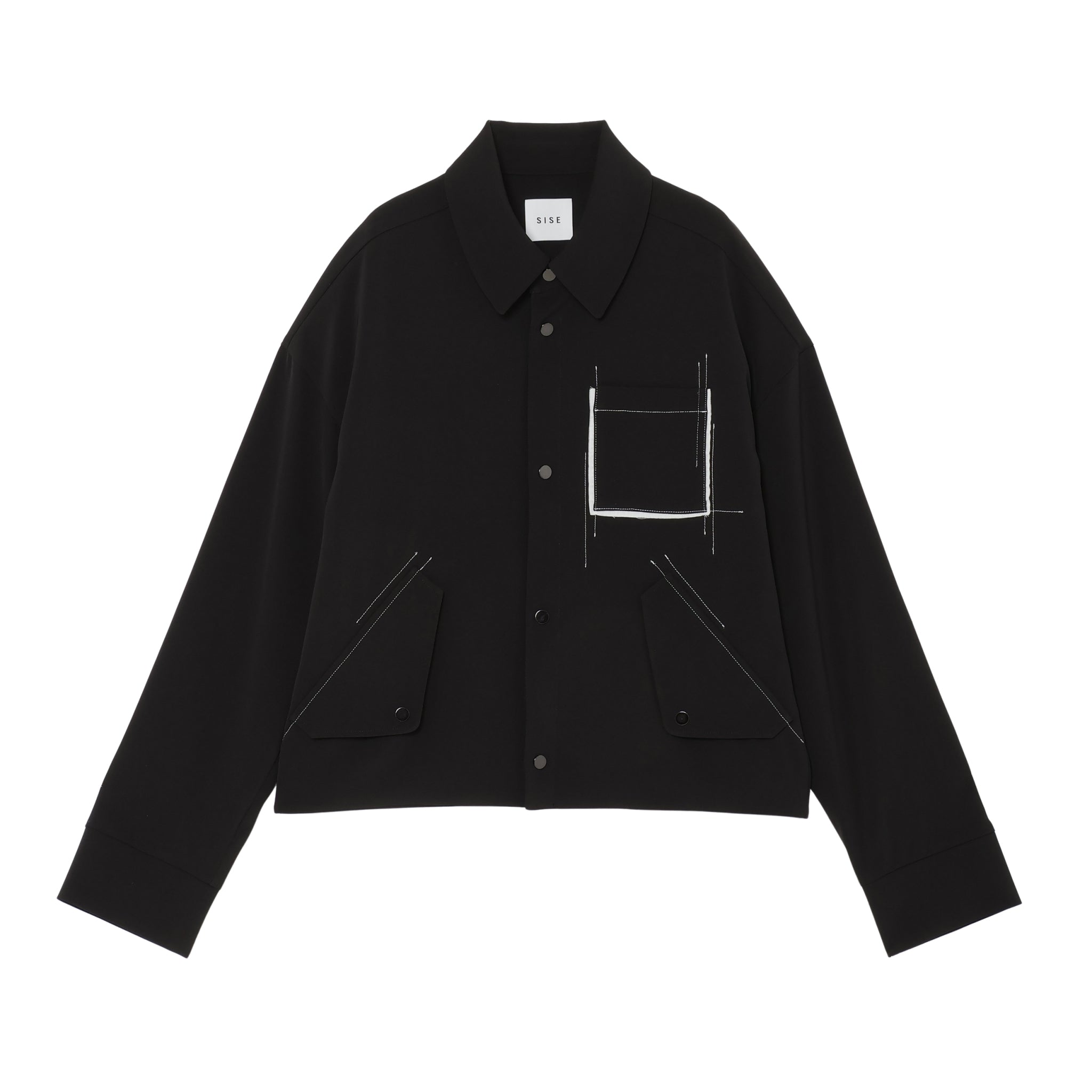 25AW STITCHING BLOUSON (BLACK)