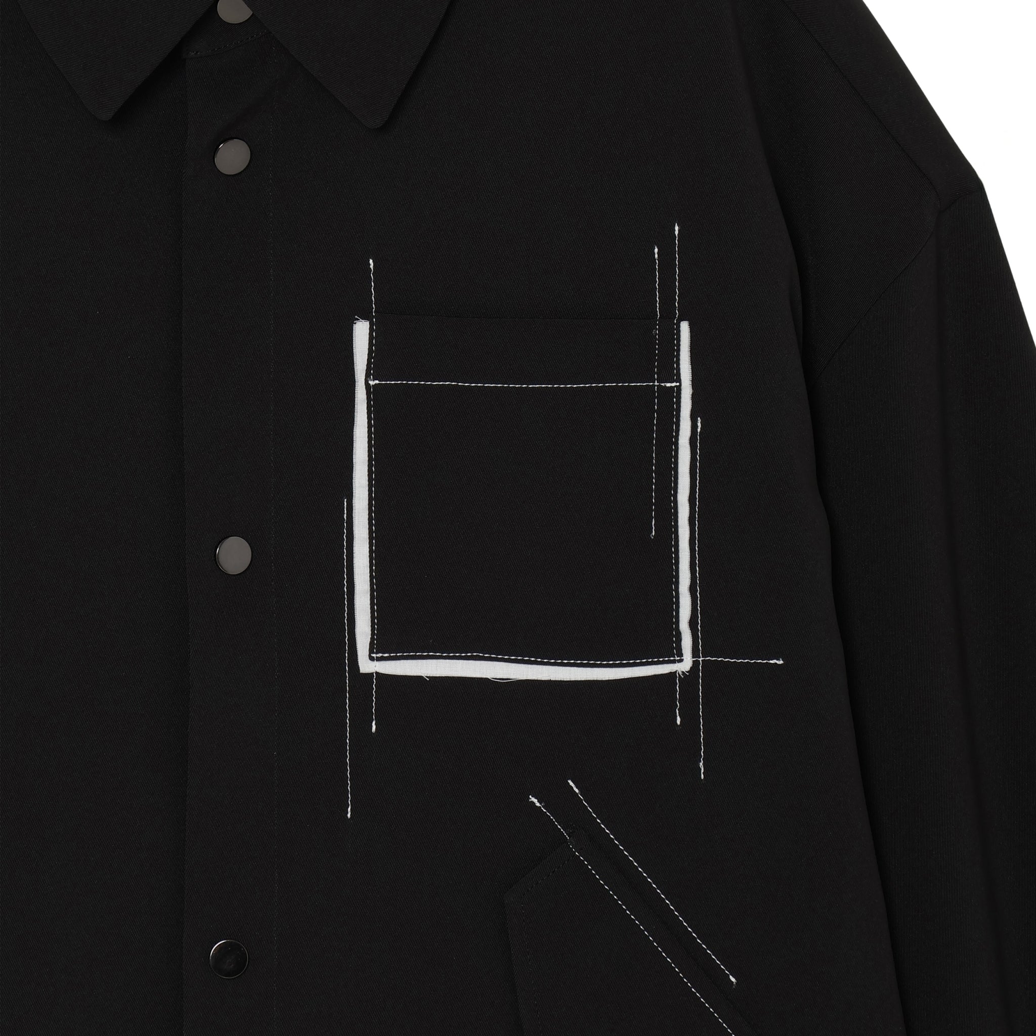 25AW STITCHING BLOUSON (BLACK)