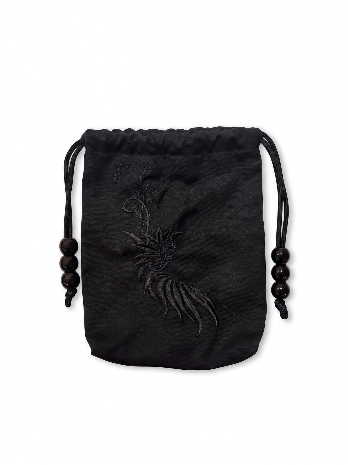 27SS EMBROIDERY STRAP POUCH (BLACK)