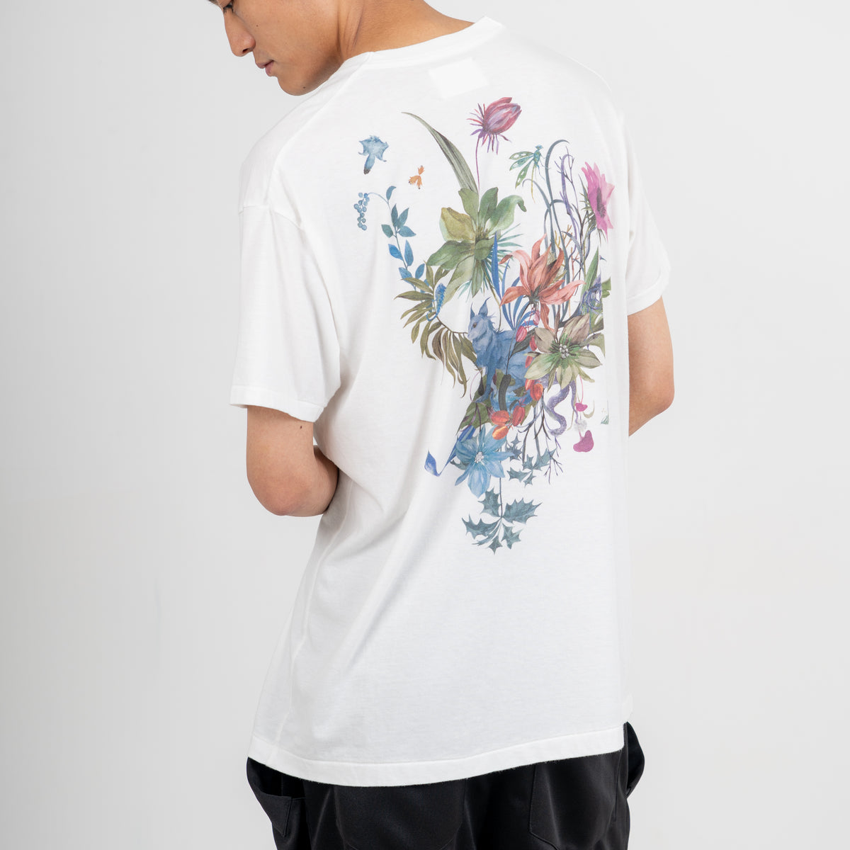 27SS "UTOPIA" BACK PRINT T-SHIRTS (WHITE)