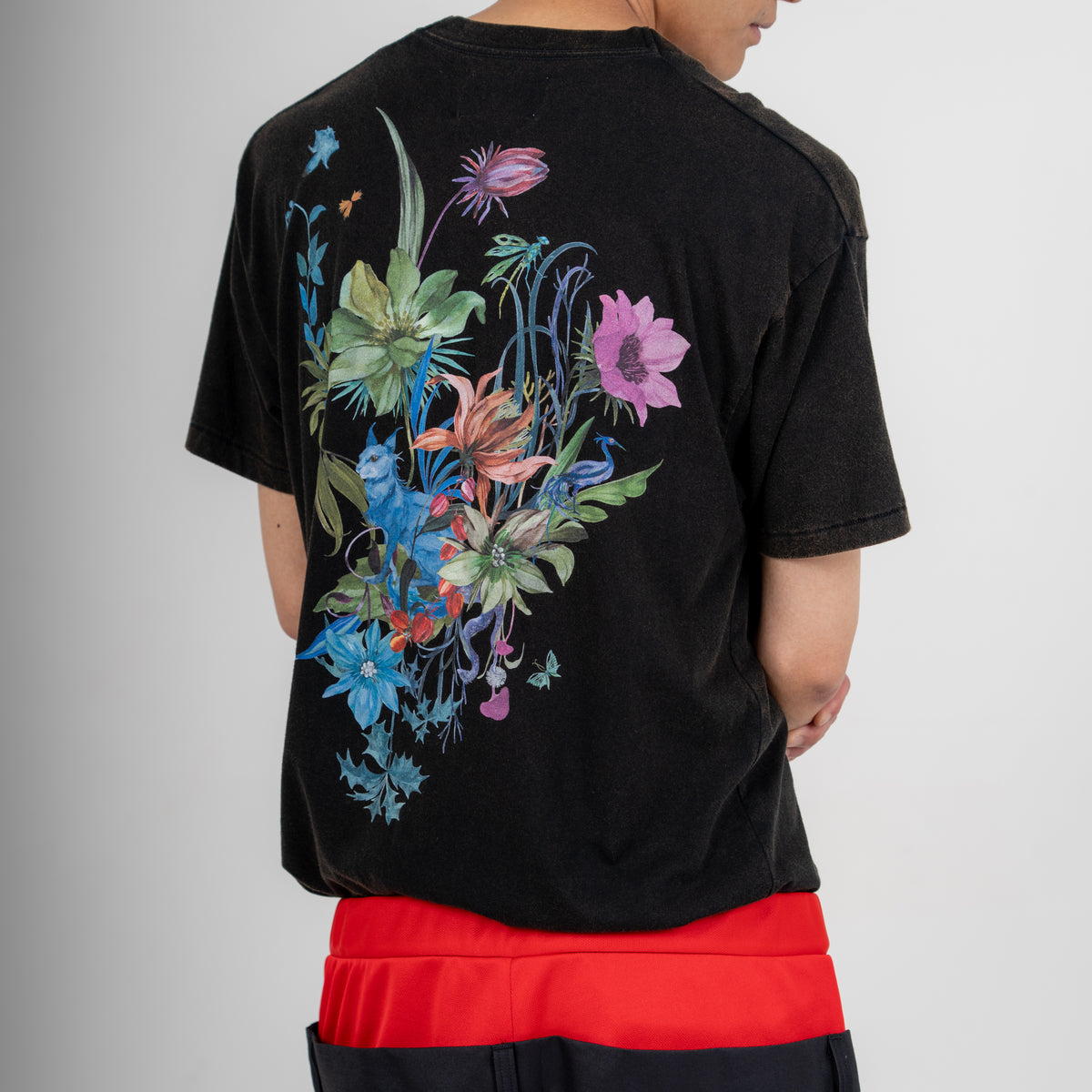 27SS "UTOPIA" BACK PRINT T-SHIRTS (BLACK)