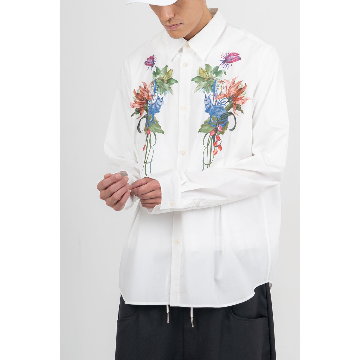 27SS "UTOPIA" PRINT SHITRS (WHITE)