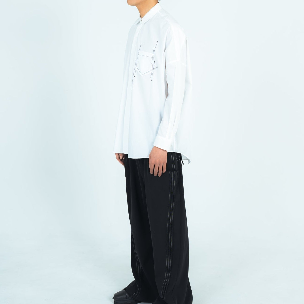 25AW STITCHING SHIRTS (WHITE)