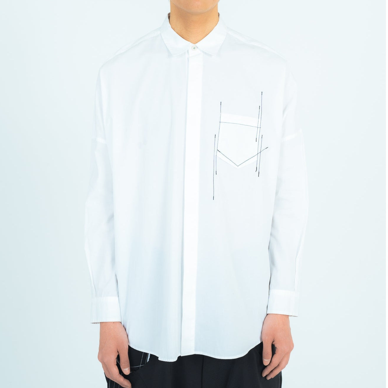 25AW STITCHING SHIRTS (WHITE)