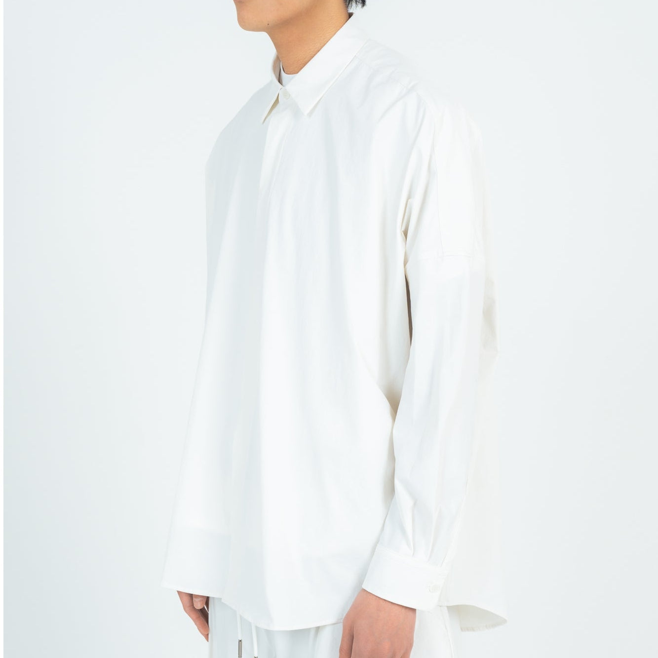 BALLOON SHIRTS (RECYCLING FAB.) WHITE