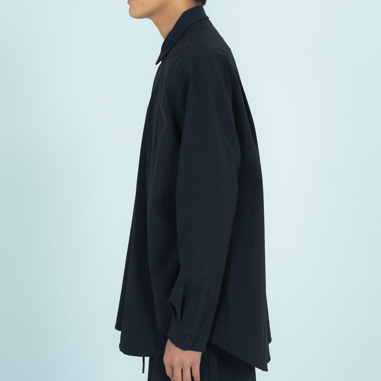 26AW BALLOON SHIRTS (RECYCLING FAB.) BLACK