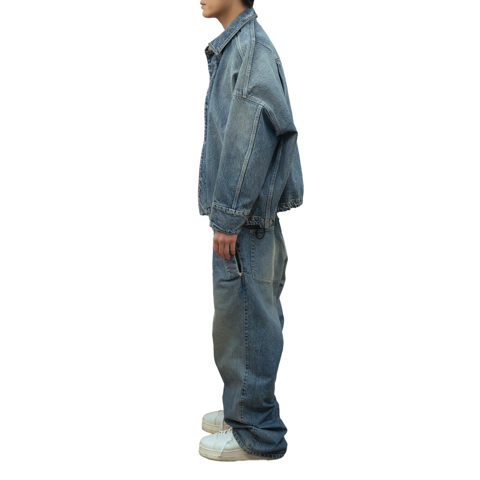 DENIM BLOUSON (BLUE)
