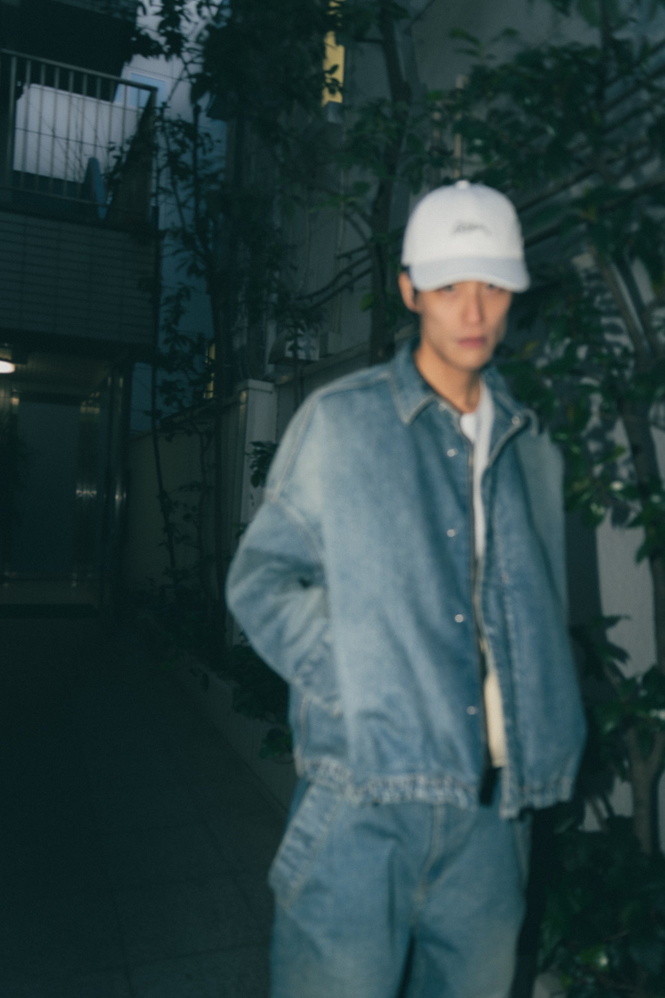 DENIM BLOUSON (BLUE)