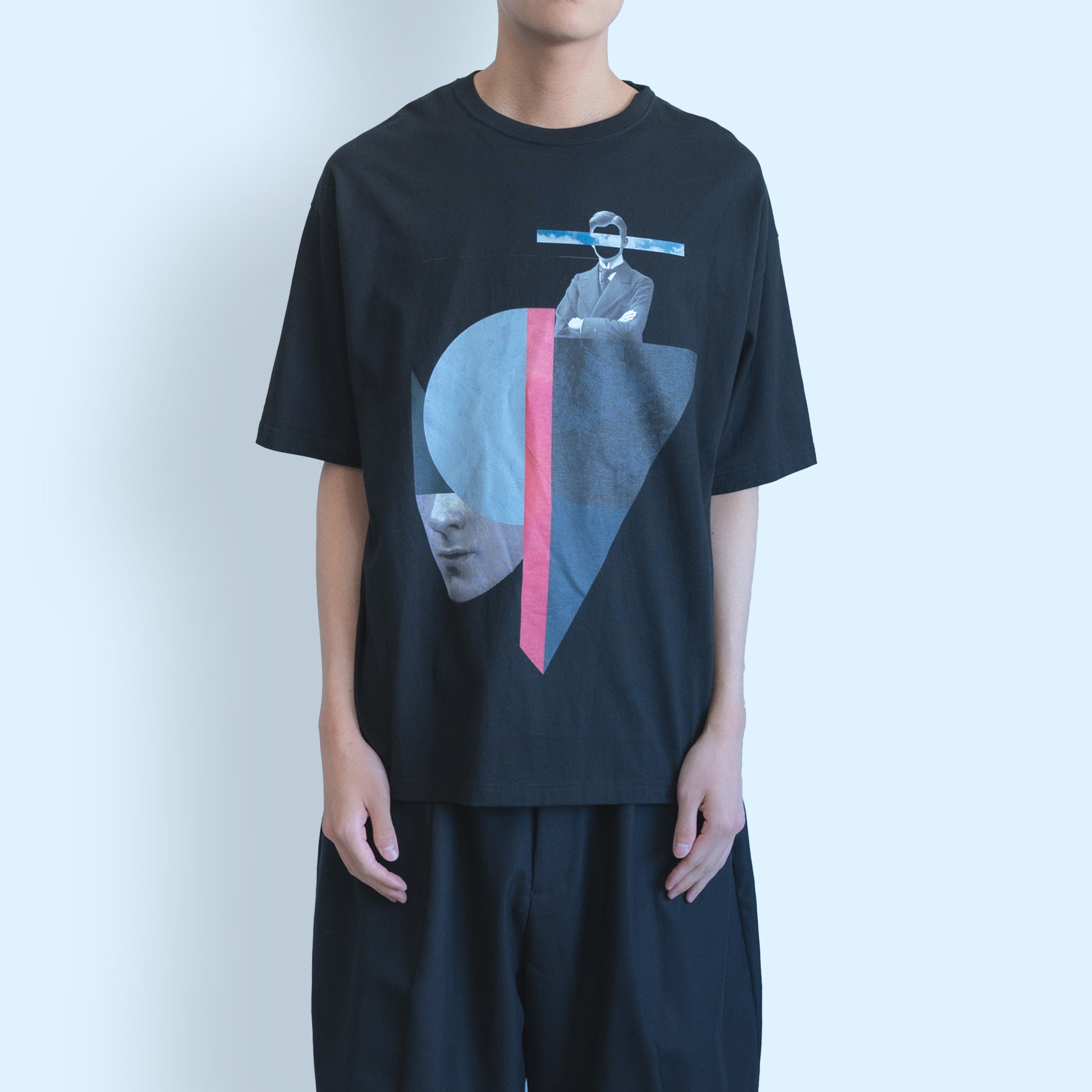 26SS ABSTRACT PORTRAIT T-SHIRTS (WHITE)