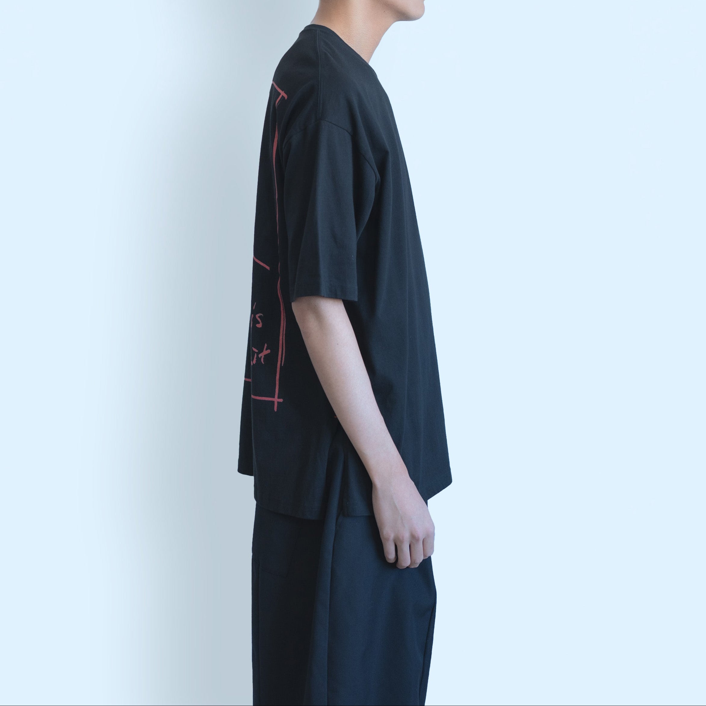 26SS LINE FACE T-SHIRTS (WHITE)