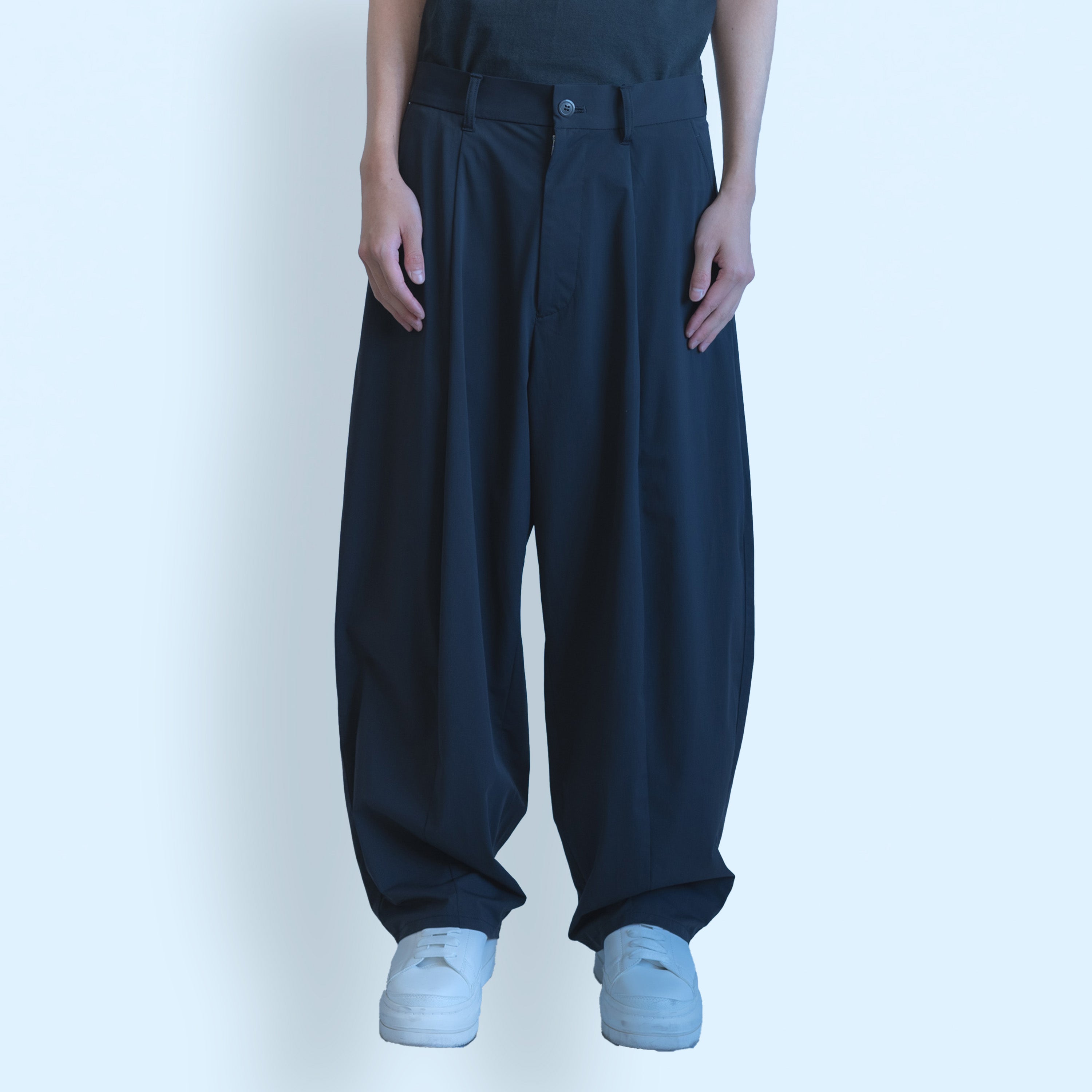 26SS WIDE BARREL PANTS (BLACK)