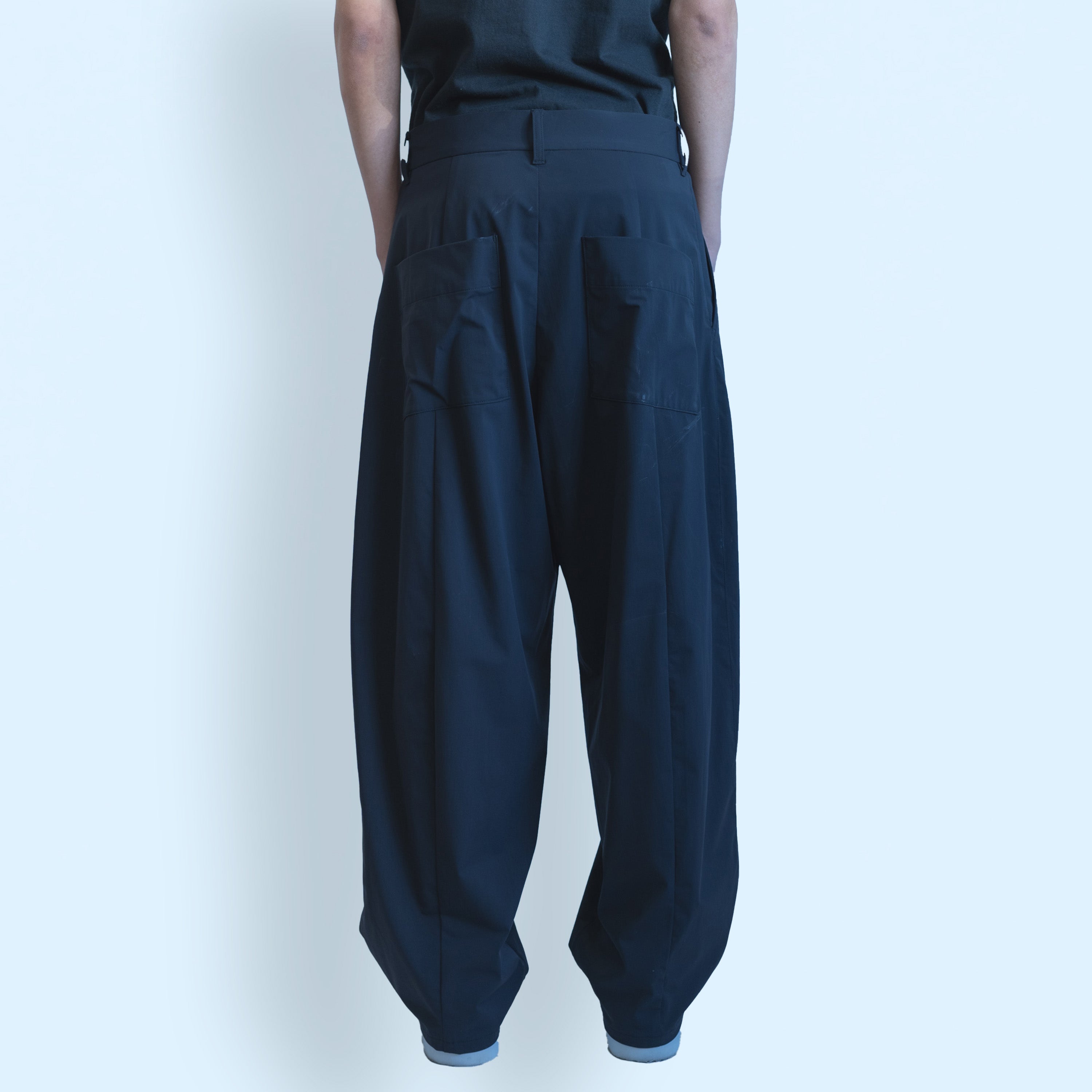 26SS WIDE BARREL PANTS (BLACK)