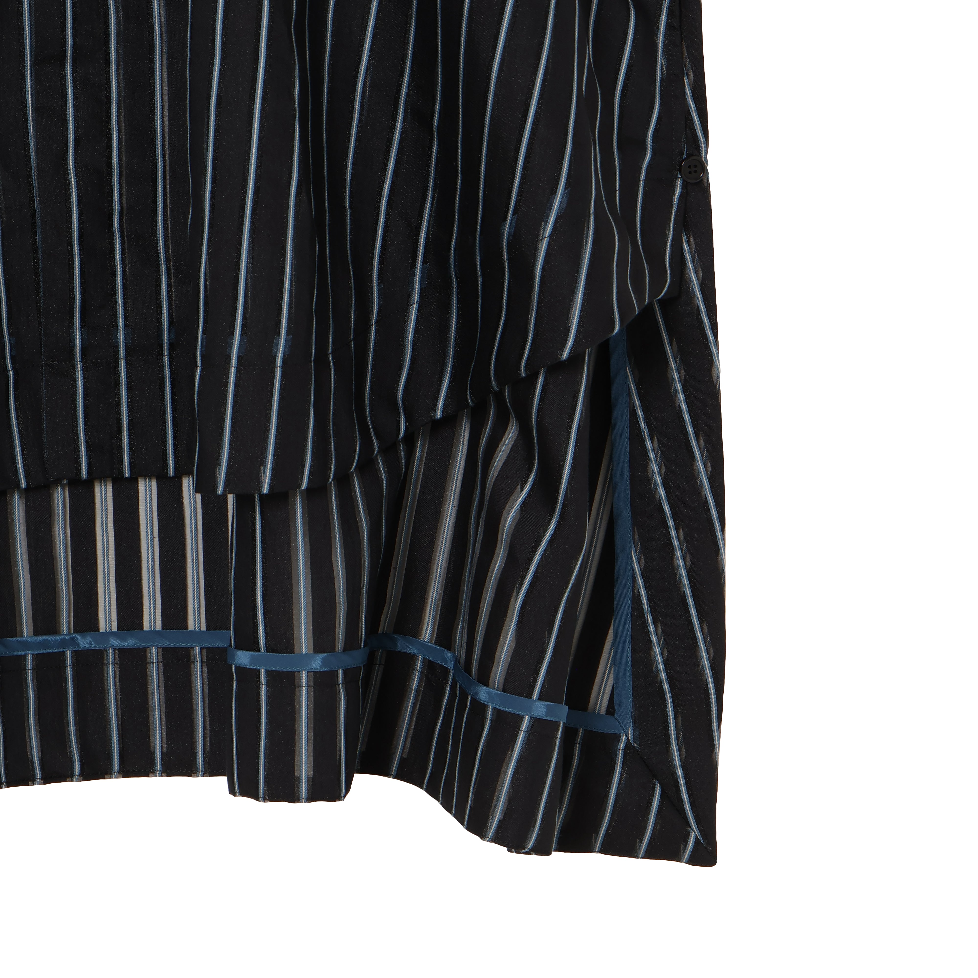 26SS LONG SHIRTS (BLACK/BLUE)