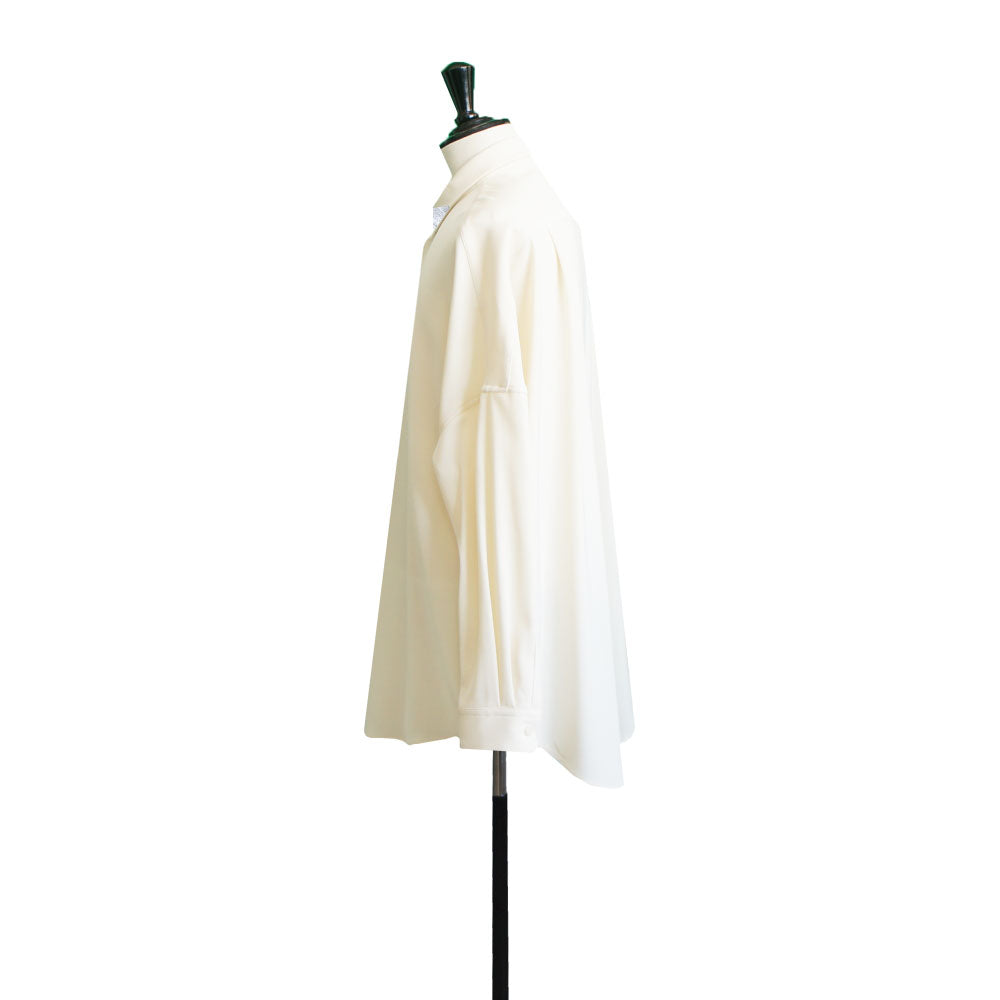 24AW TWILL BALLOON SHIRTS WHITE