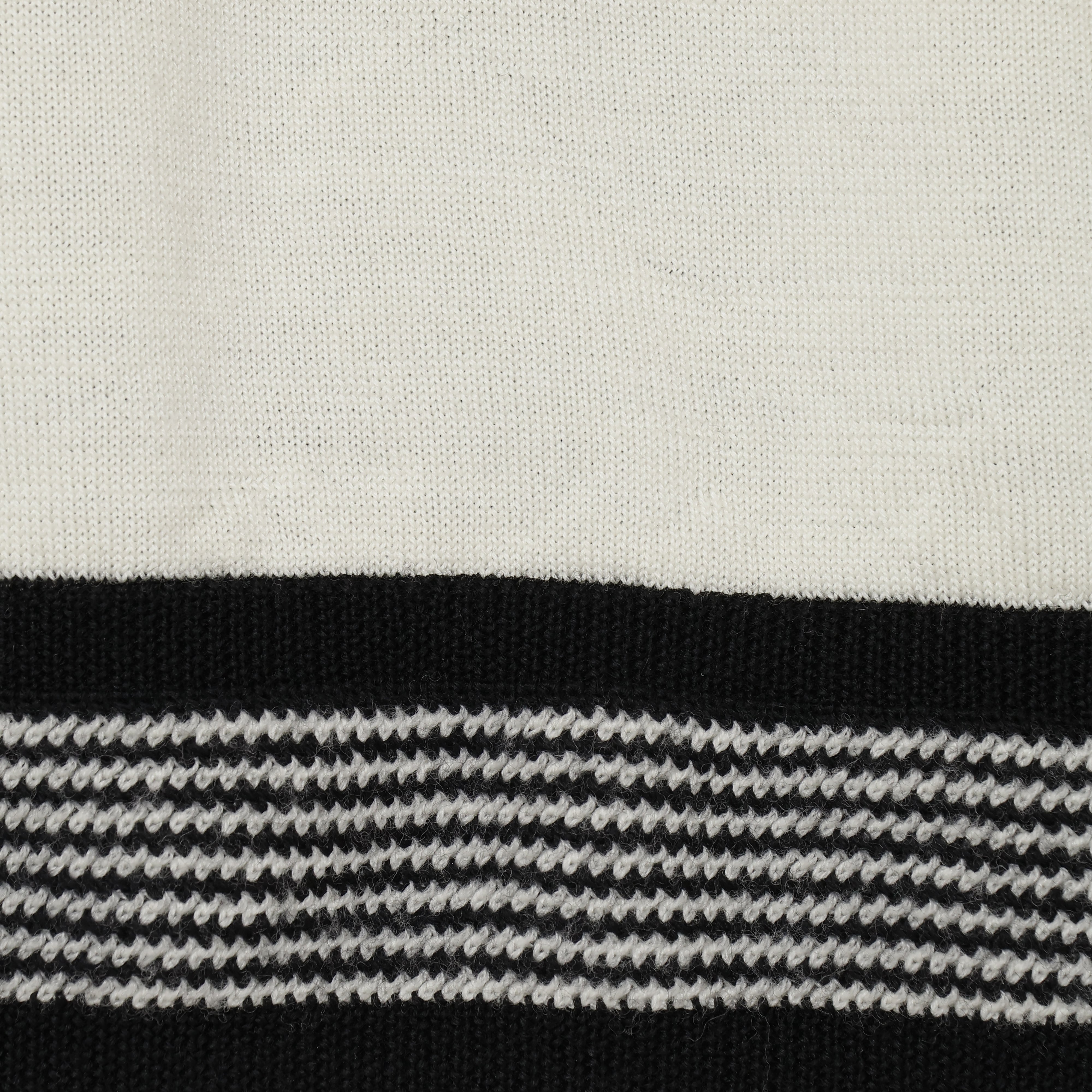 25AW BORDER KNIT (BLACK/WHITE)