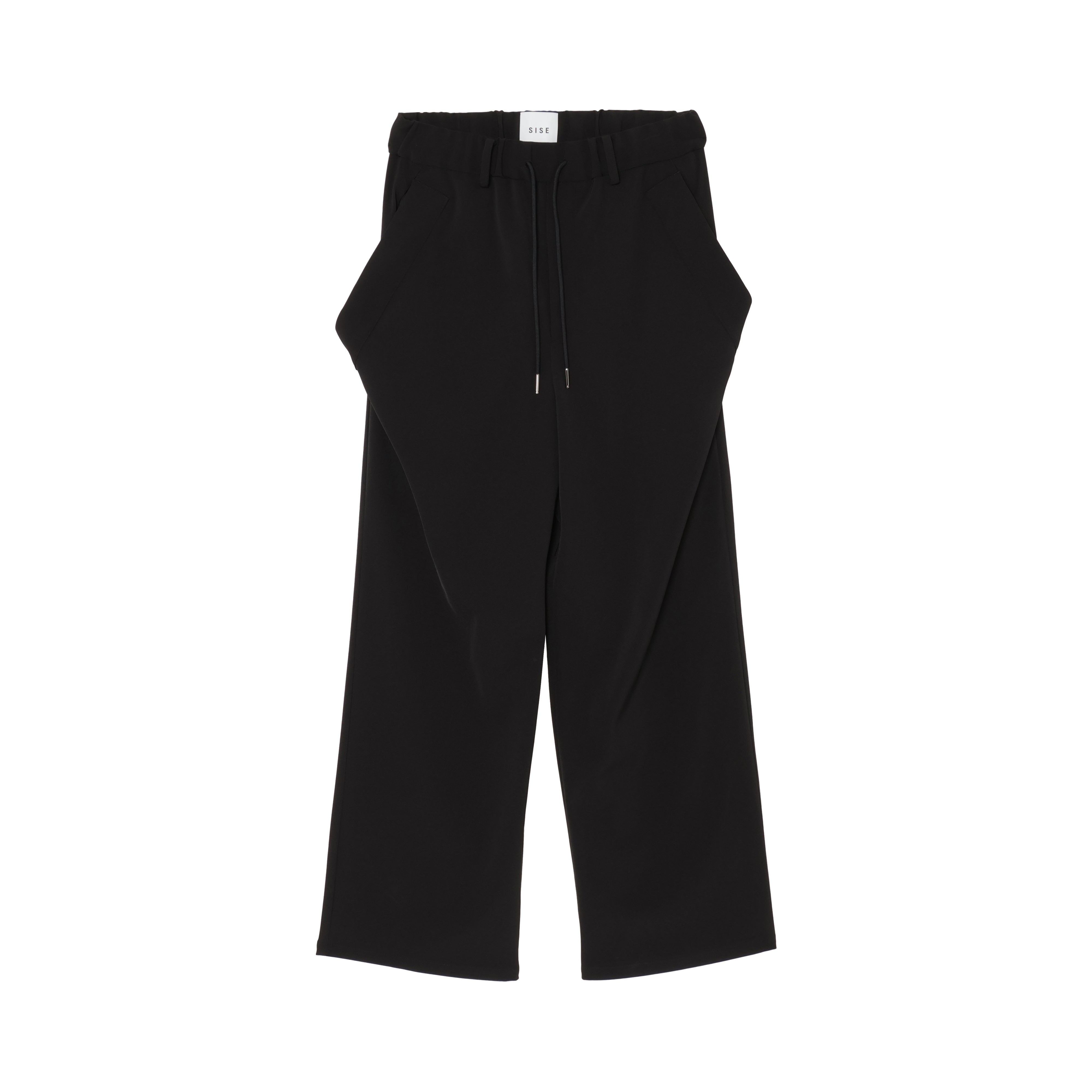 26AW WIDE DROP POCKET PANTS (TWILL TWIMY) BLACK