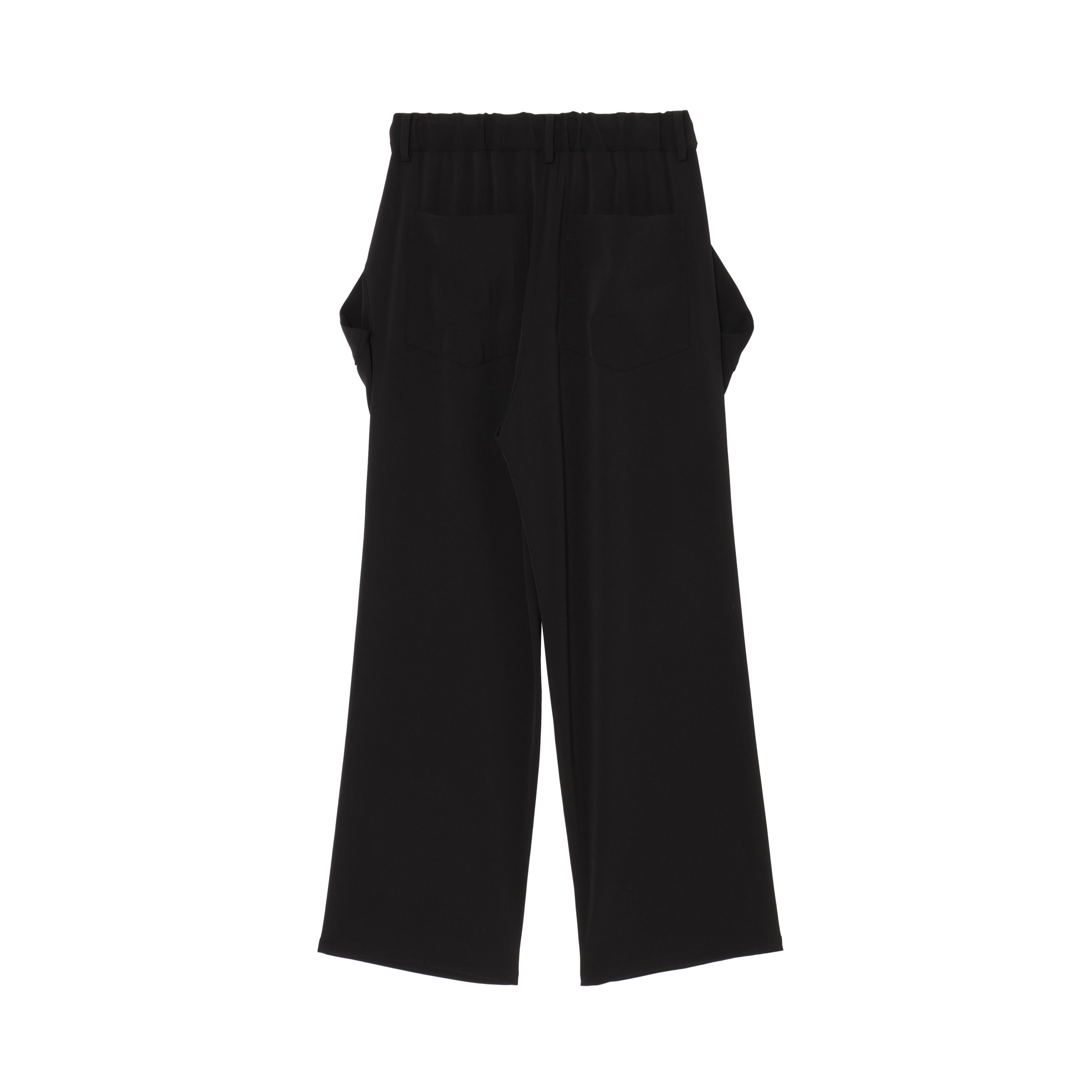 26AW WIDE DROP POCKET PANTS (TWILL TWIMY) BLACK