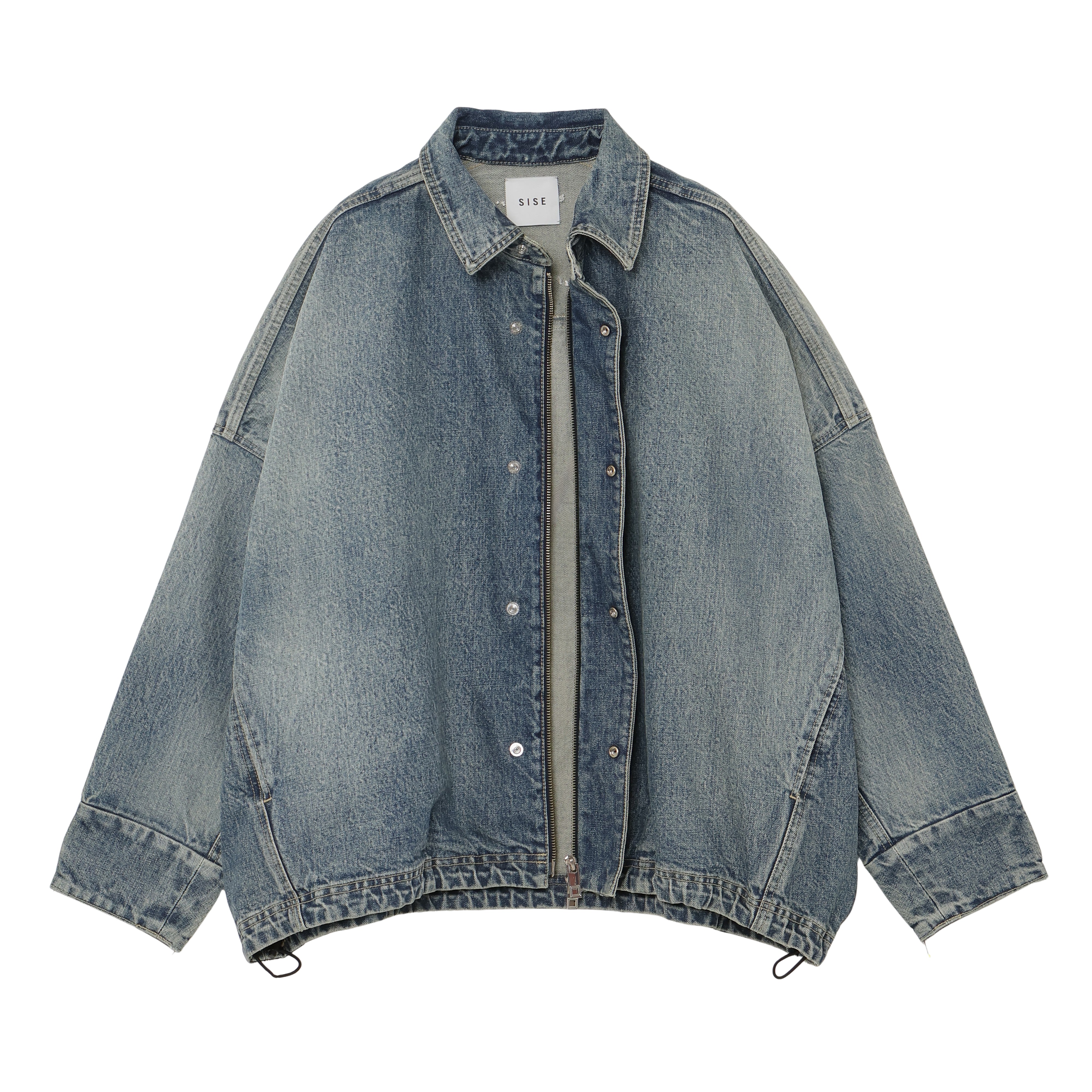 DENIM BLOUSON (BLUE)