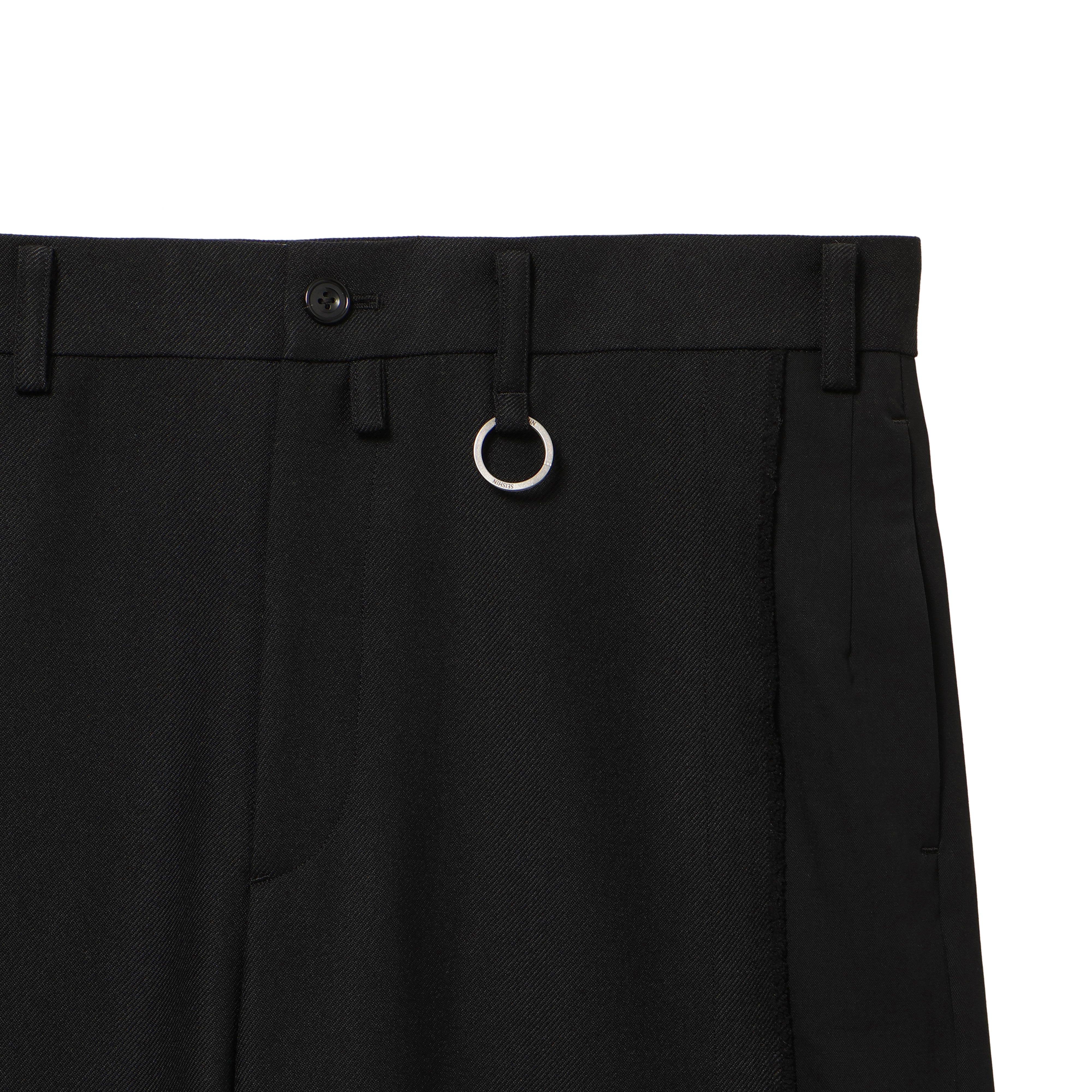 26AW SWITCHING WIDE STRAIGHT PANTS (WHITE)