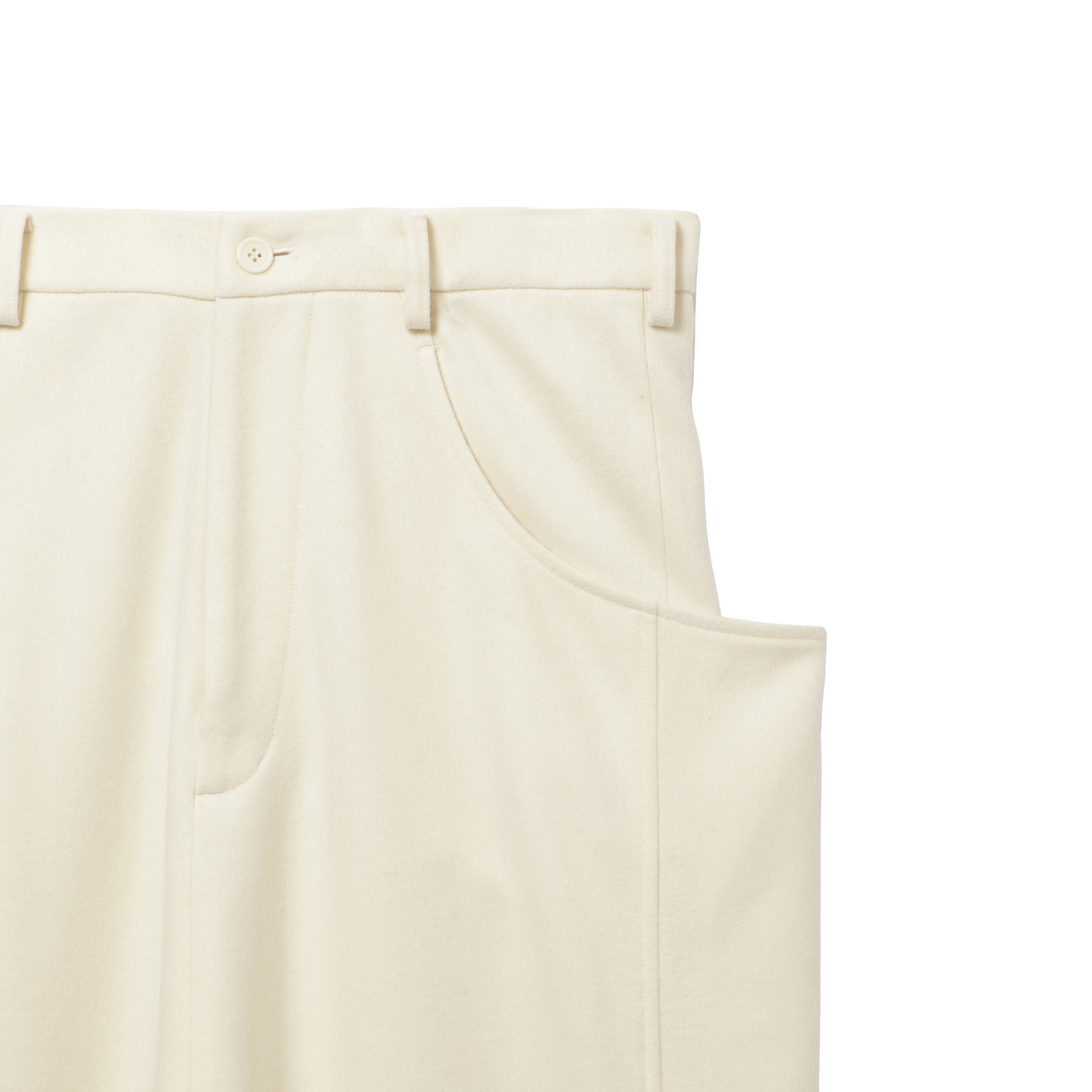 26AW MOMONGA PANTS (WOOL) (BLACK)
