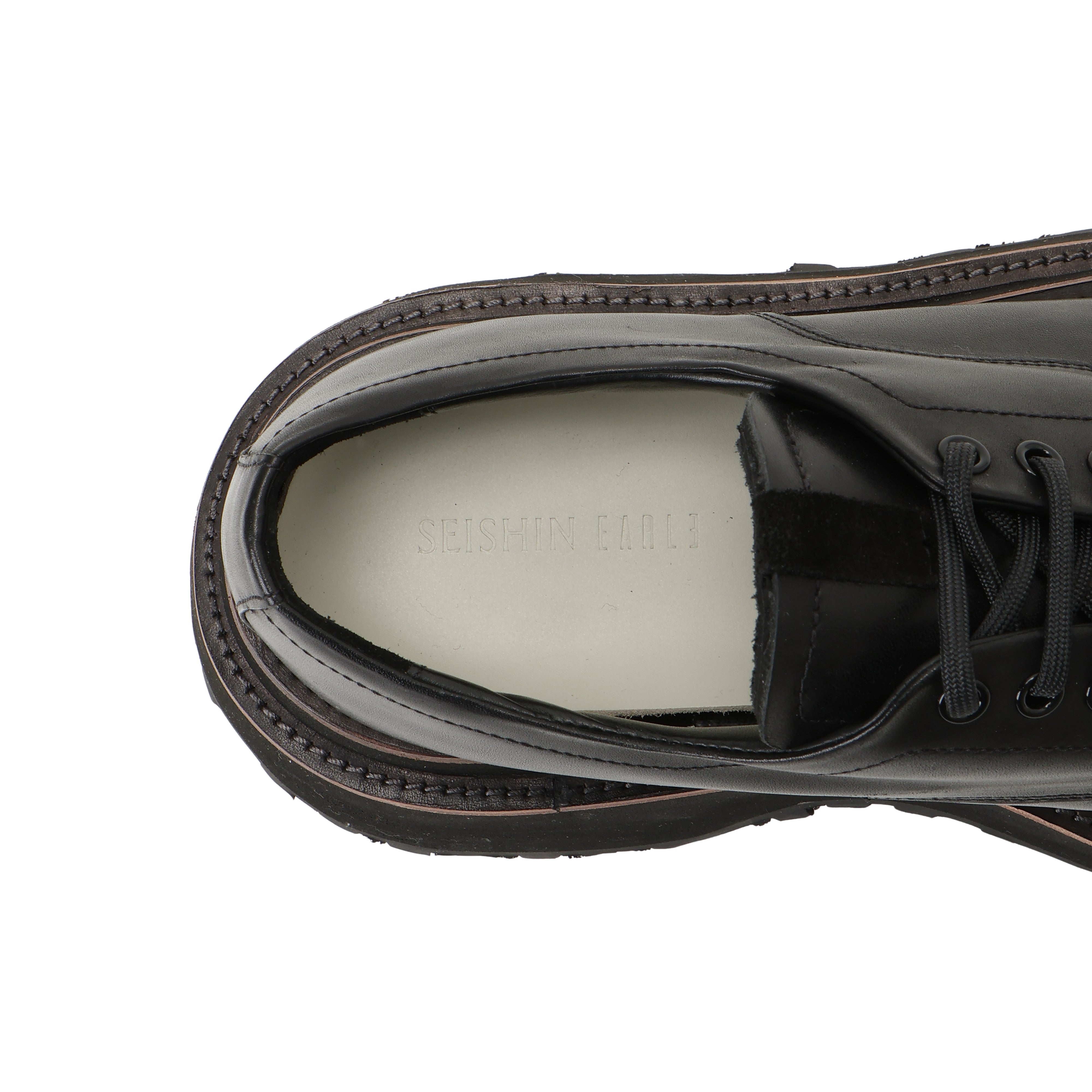 26AW DOUBLE SOLE LEATHER SHOES (BLACK)
