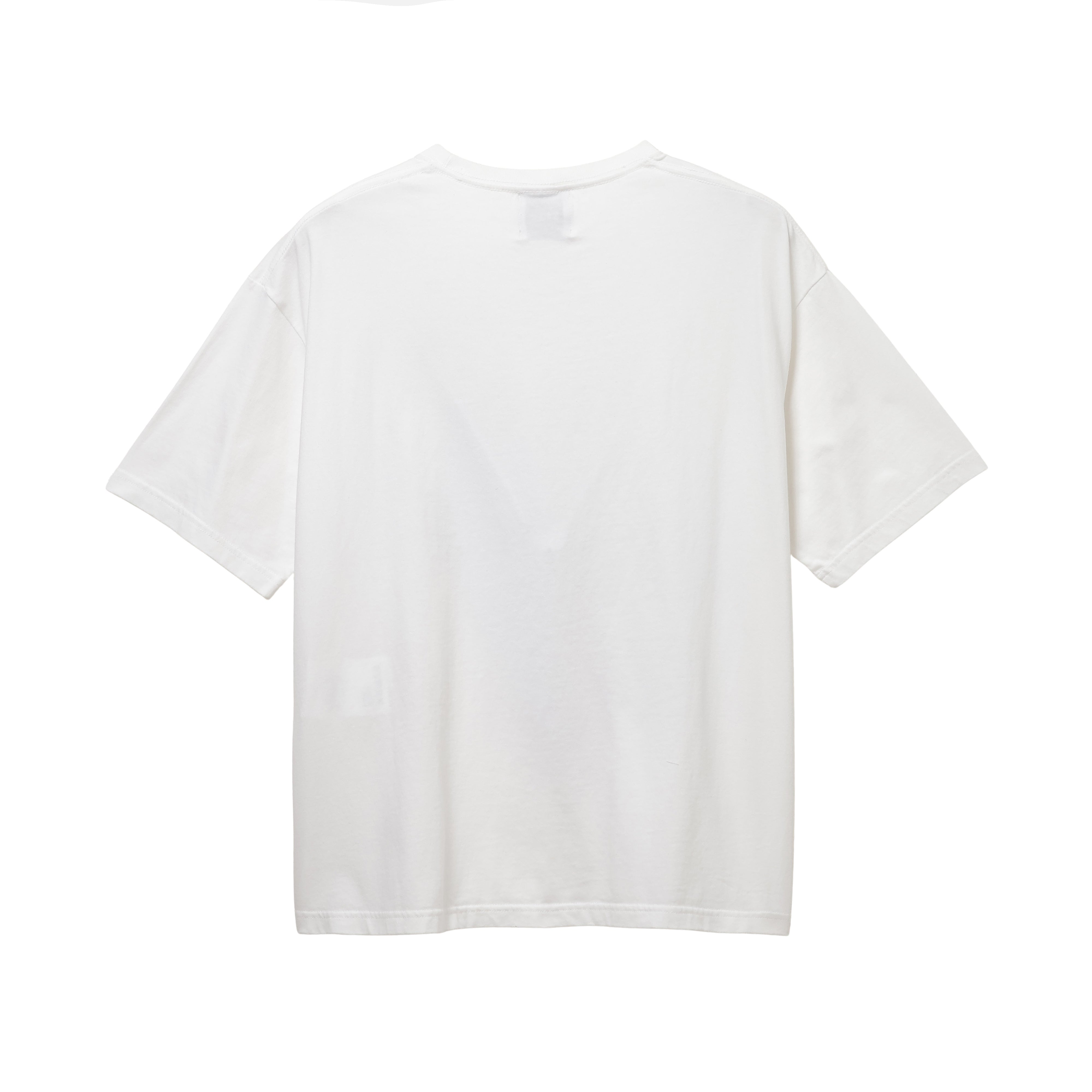 26SS ABSTRACT PORTRAIT T-SHIRTS (WHITE)