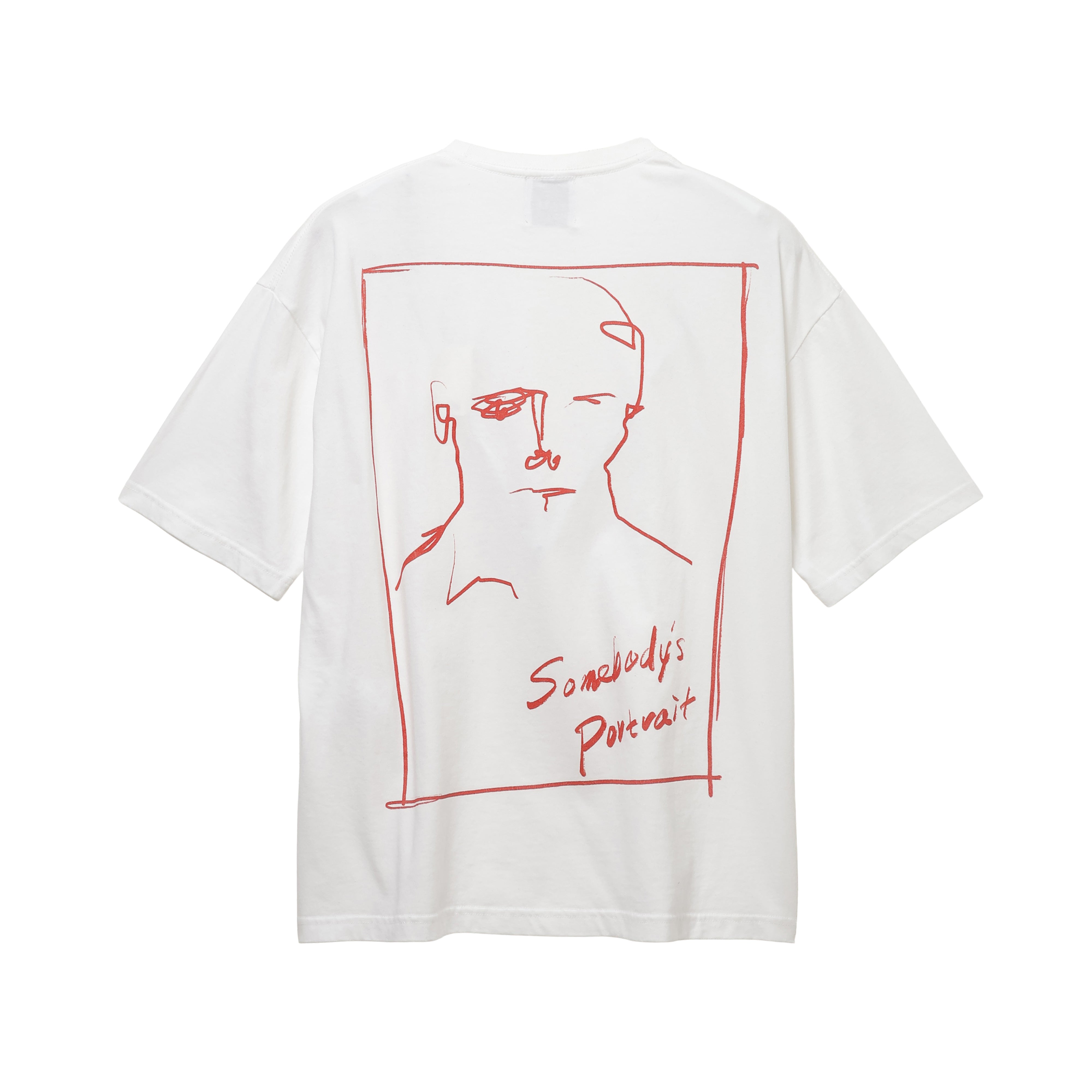 26SS LINE FACE T-SHIRTS (WHITE)