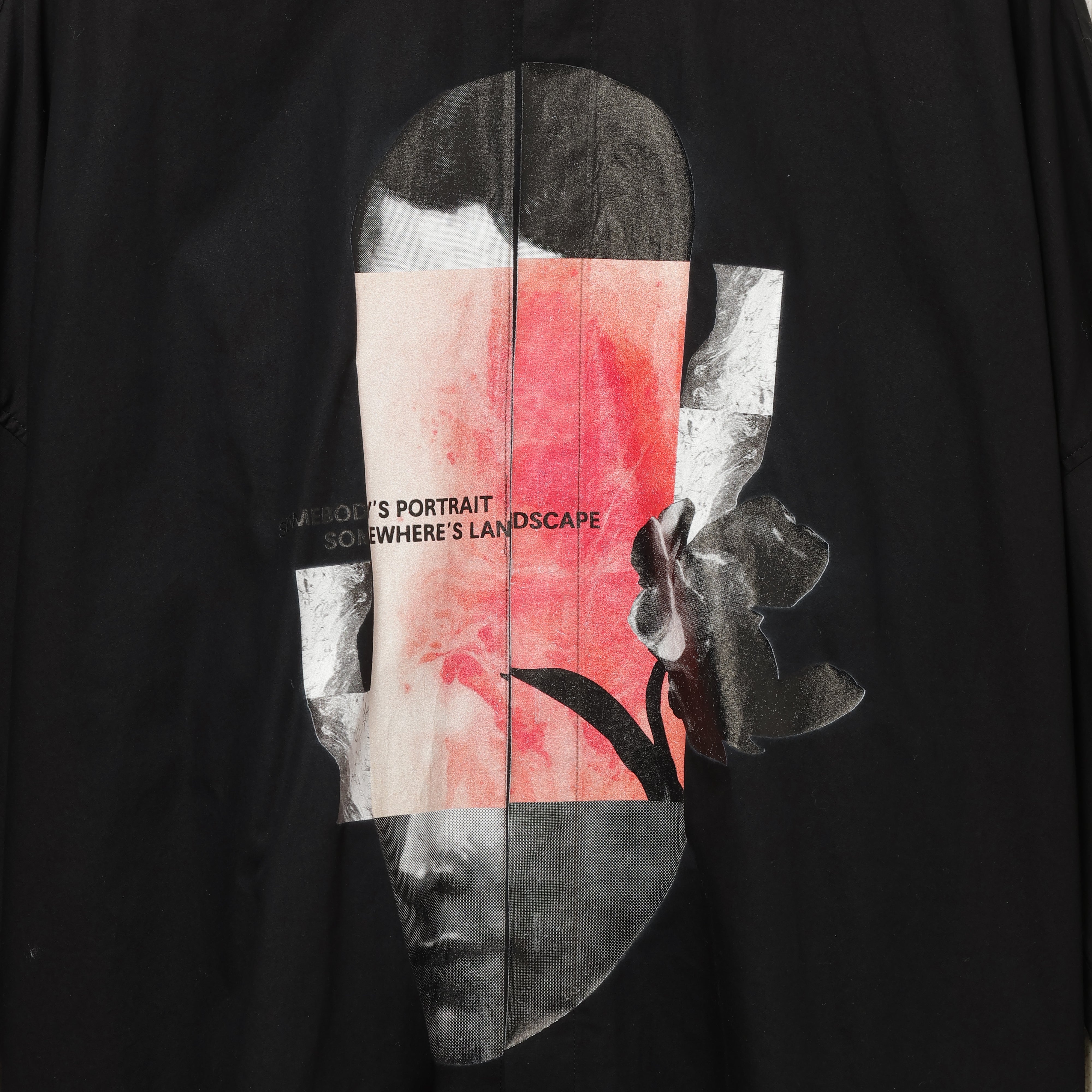 26SS PRINT BALLOON SHIRTS (BLACK)