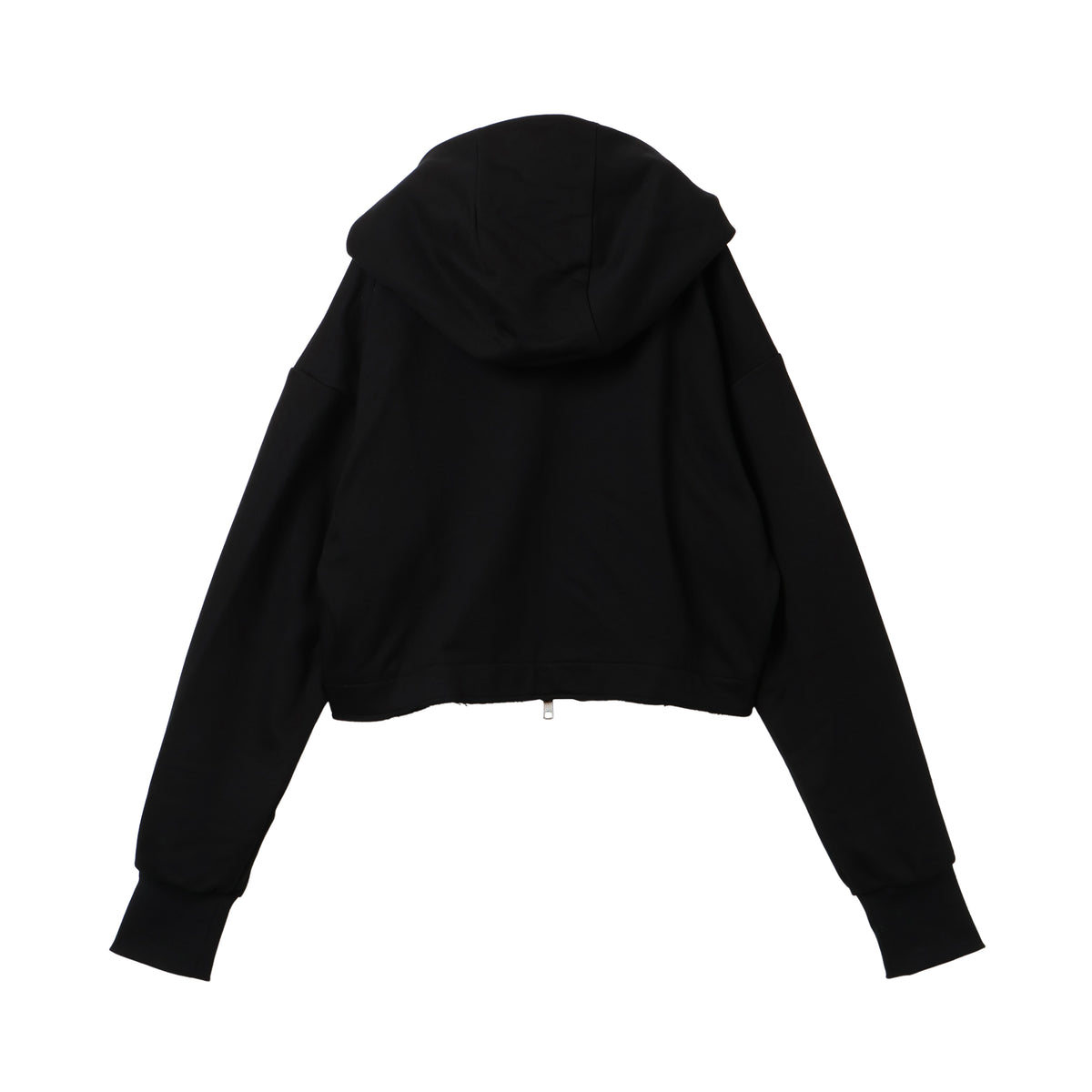 27SS SHORT ZIP-UP HOODIE (BLACK)
