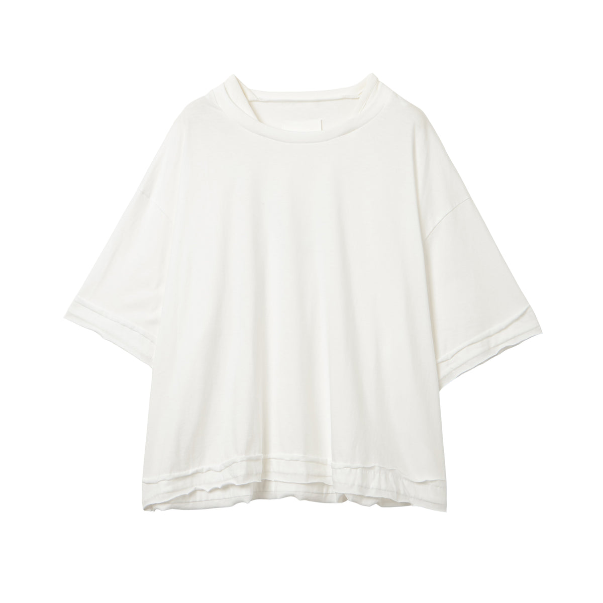 27SS FAKE LAYERED T-SHIRTS (WHITE)
