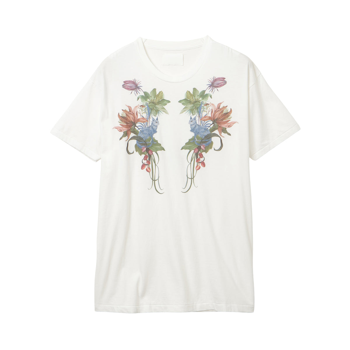 27SS "UTOPIA CAT" T-SHIRTS (WHITE)