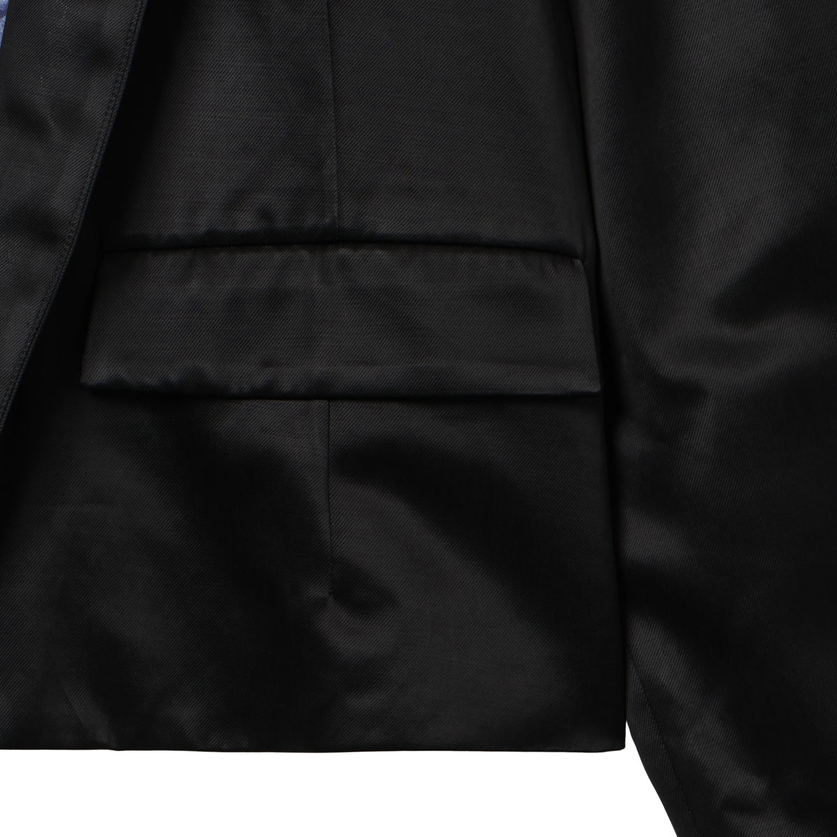 27SS EMBROIDERY NO COLLAR JACKET (BLACK)