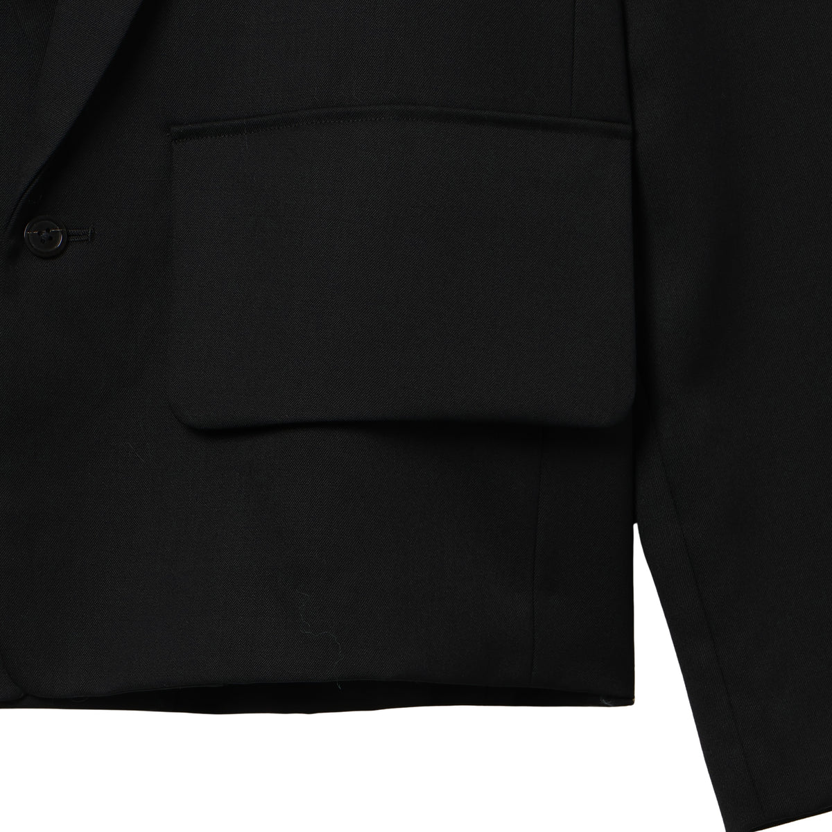 27SS PRINT BIG FLAP JACKET (BLACK)