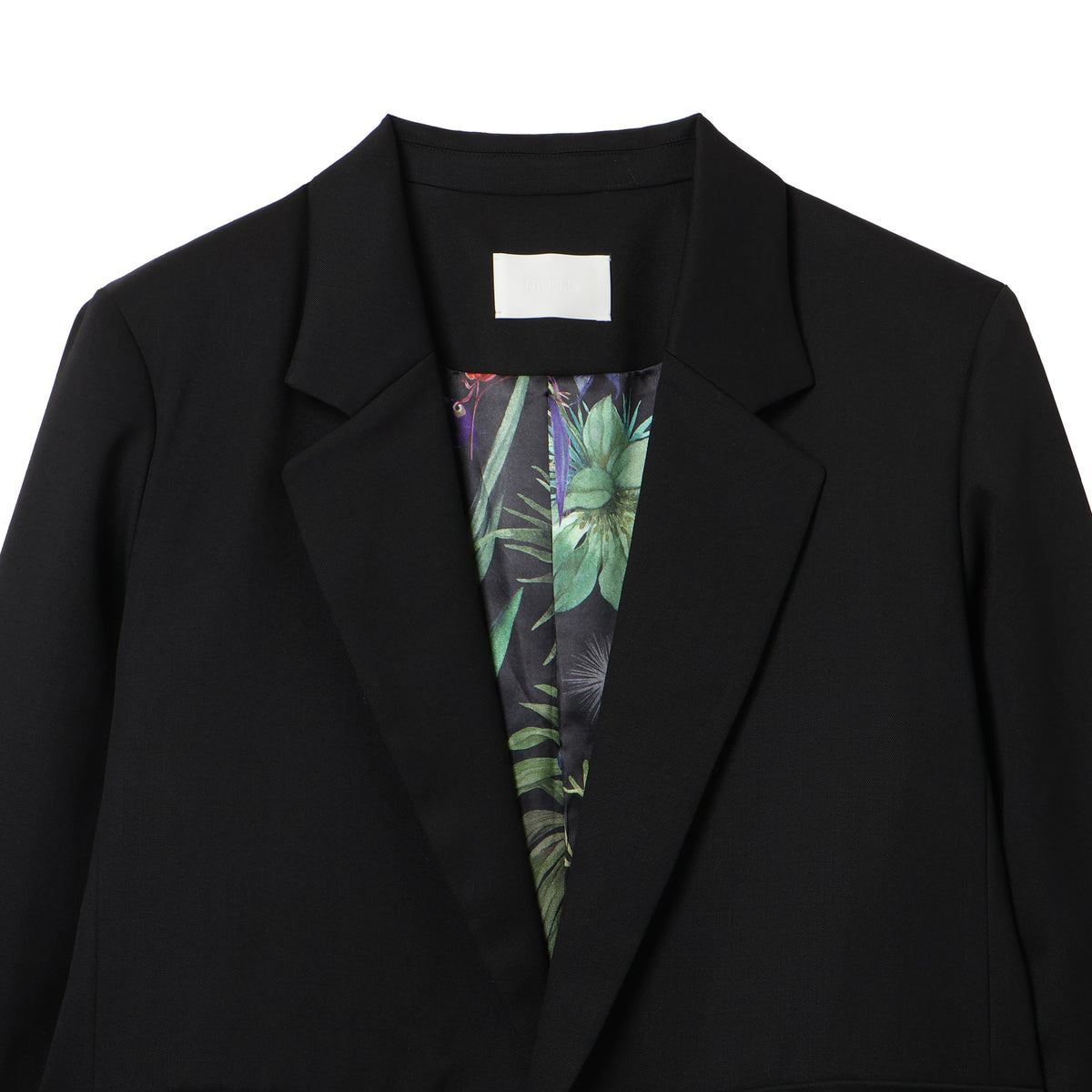 27SS PRINT BIG FLAP JACKET (BLACK)