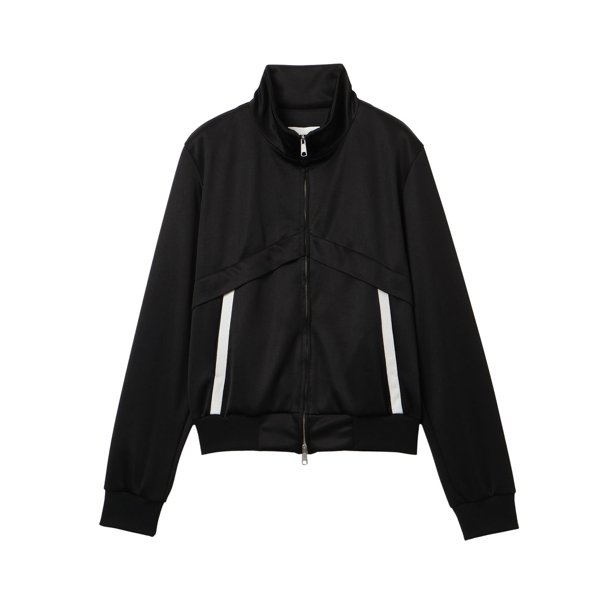 27SS LAYERED TRACK JACKET (BLACK)