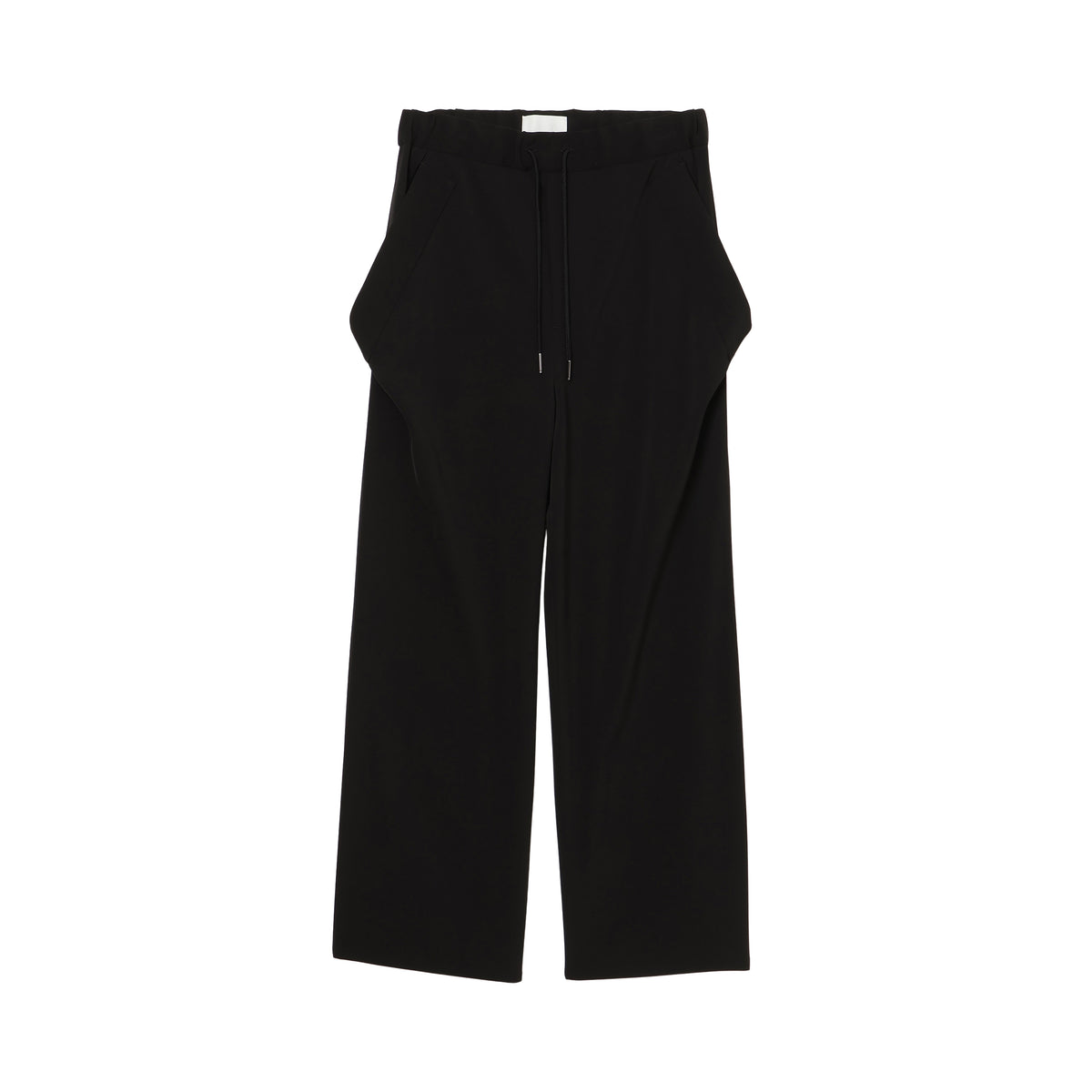 WIDE DROP POCKET PANTS (TWILL TWIMY) BLACK