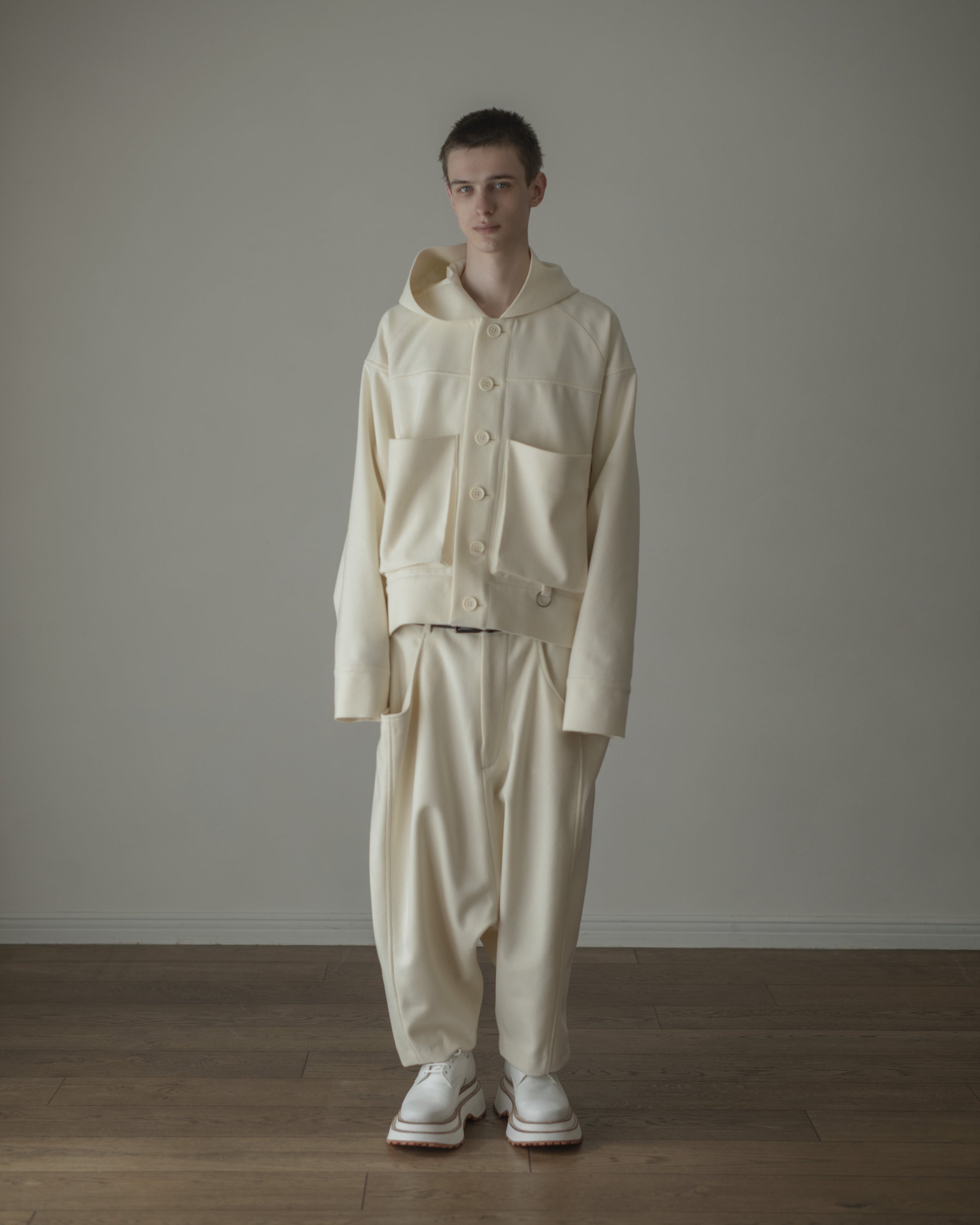 26AW MOMONGA BLOUSON (WOOL) (BLACK)