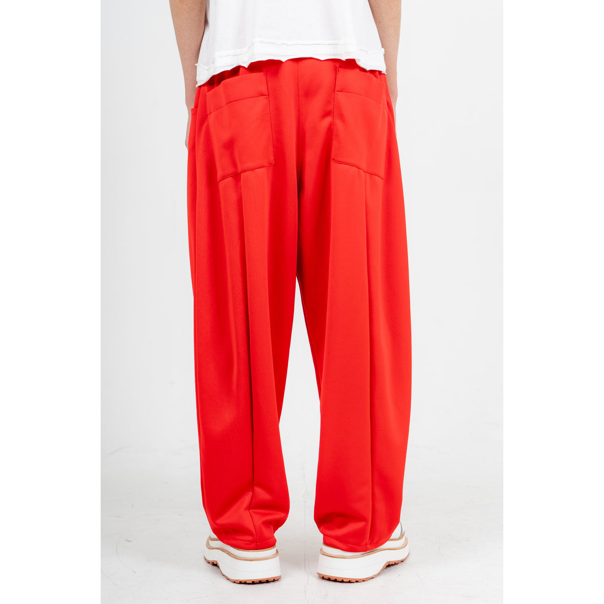 27SS LAYERED TRACK PANTS (RED)