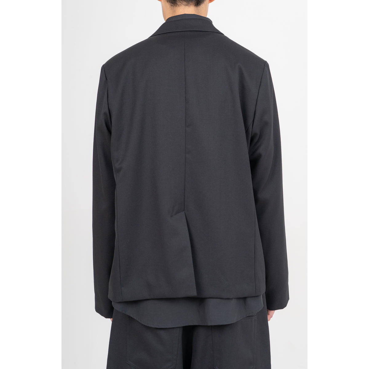 27SS PRINT BIG FLAP JACKET (BLACK)