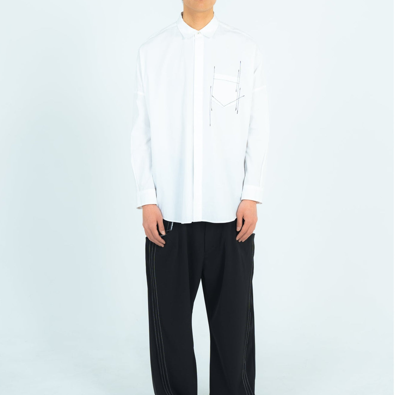 25AW STITCHING SHIRTS (WHITE)